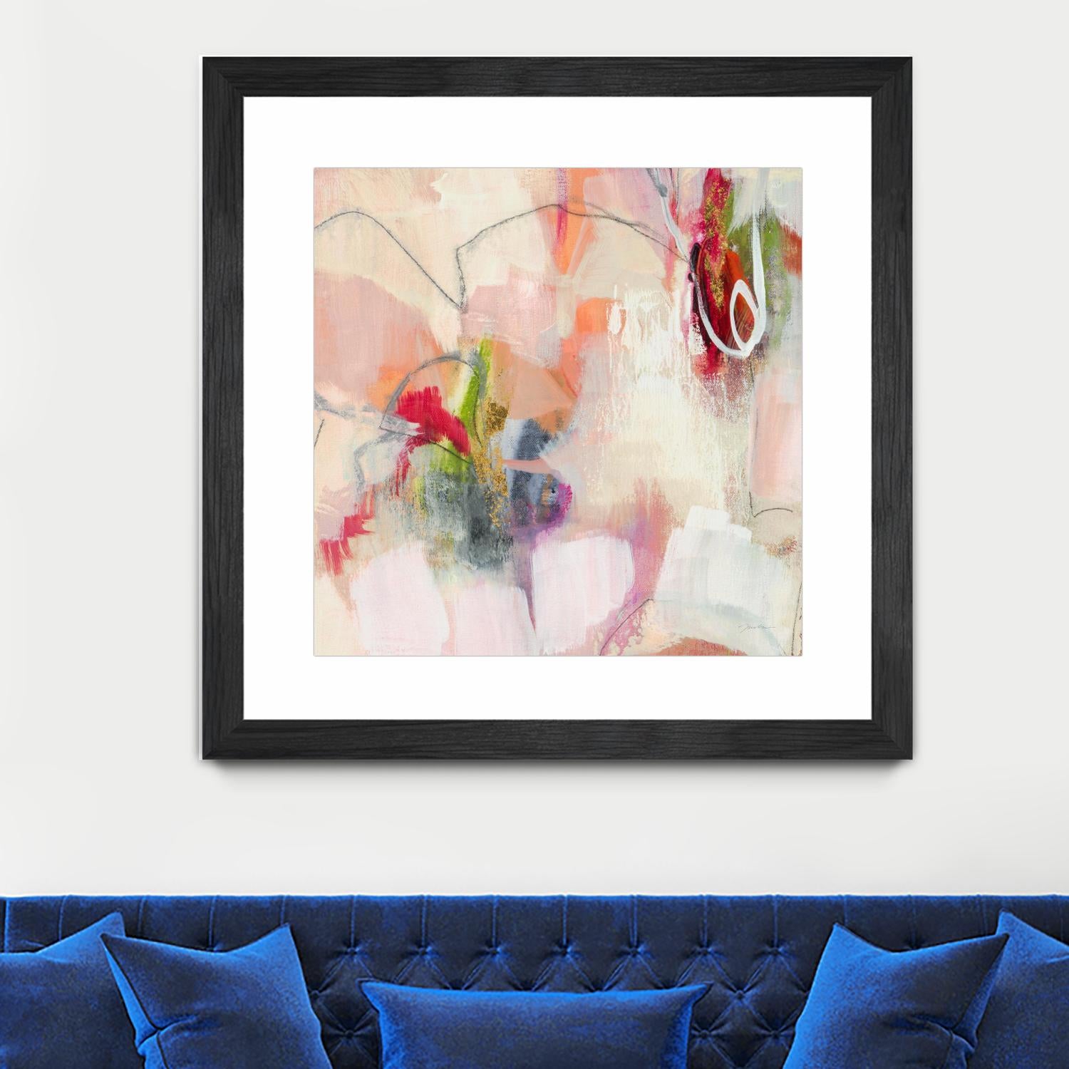 Fresh Start V7 by Liz Jardine on GIANT ART - whites & creams abstract white