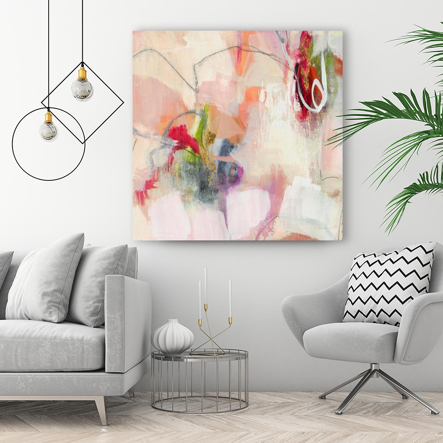 Fresh Start V7 by Liz Jardine on GIANT ART - whites & creams abstract white