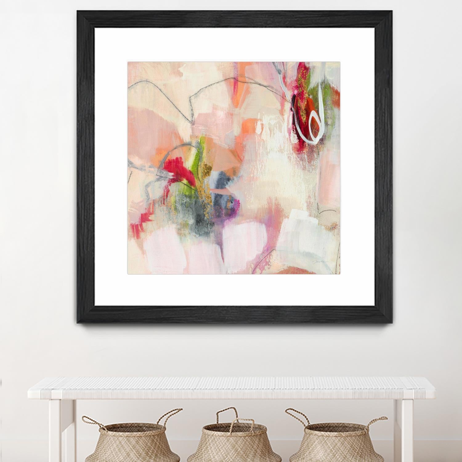 Fresh Start V7 by Liz Jardine on GIANT ART - whites & creams abstract white