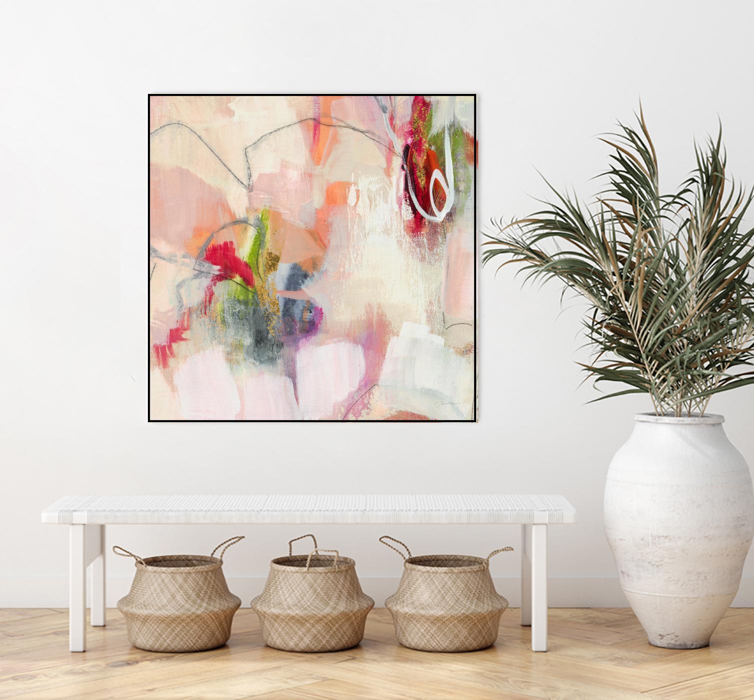 Fresh Start V7 by Liz Jardine on GIANT ART - whites & creams abstract white