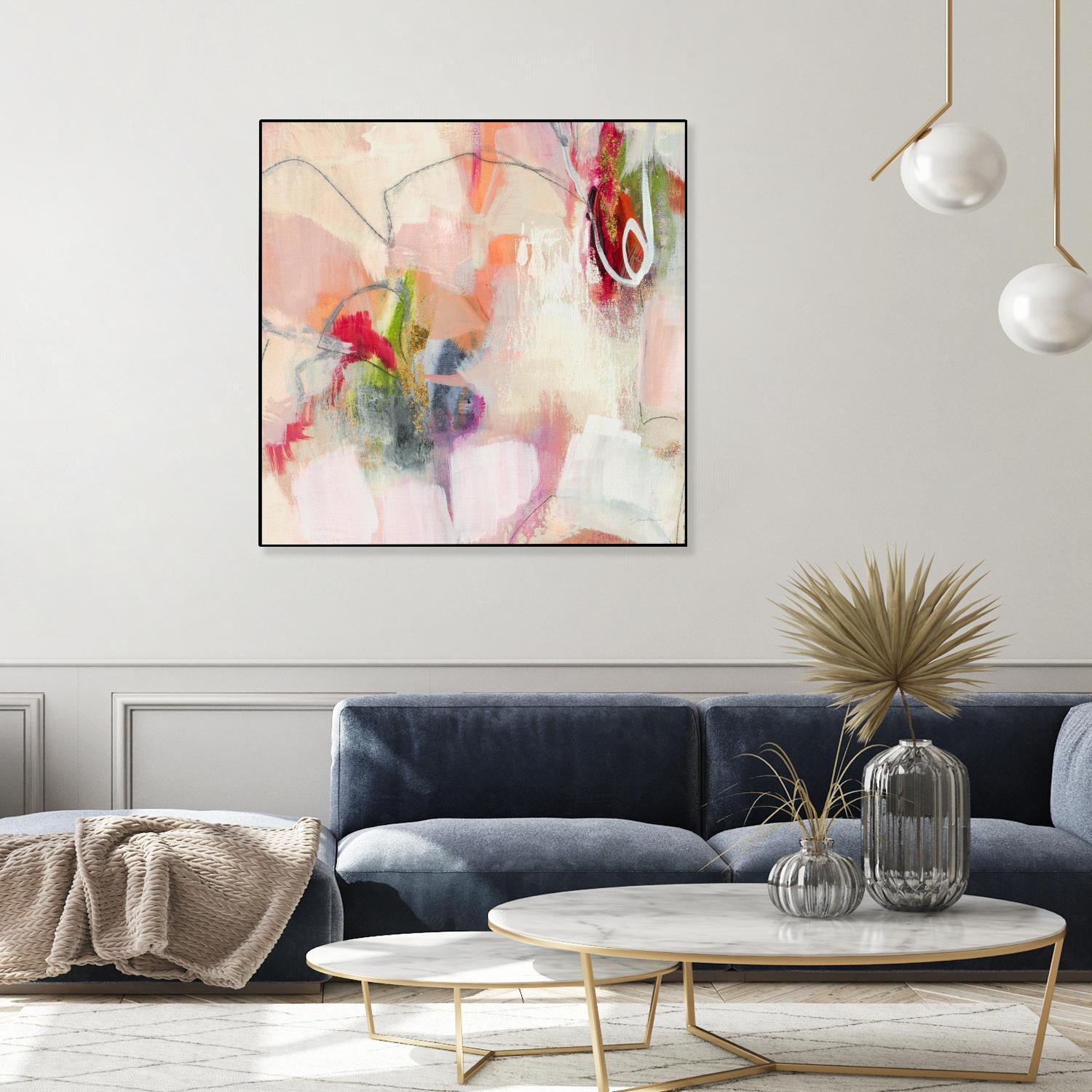 Fresh Start V7 by Liz Jardine on GIANT ART - whites & creams abstract white