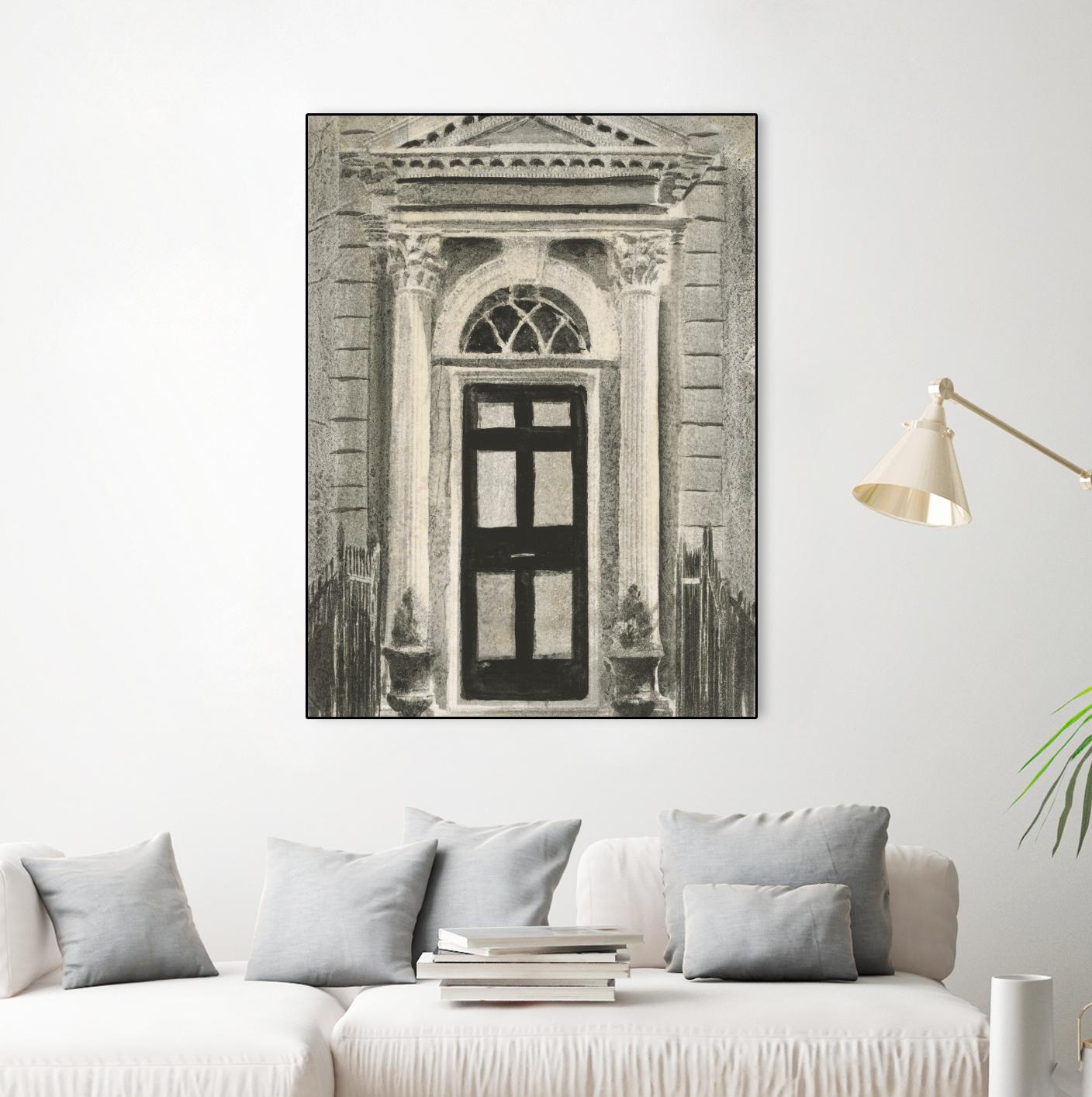 Portal Series #4 by Liz Jardine on GIANT ART - white antiquities, architecture