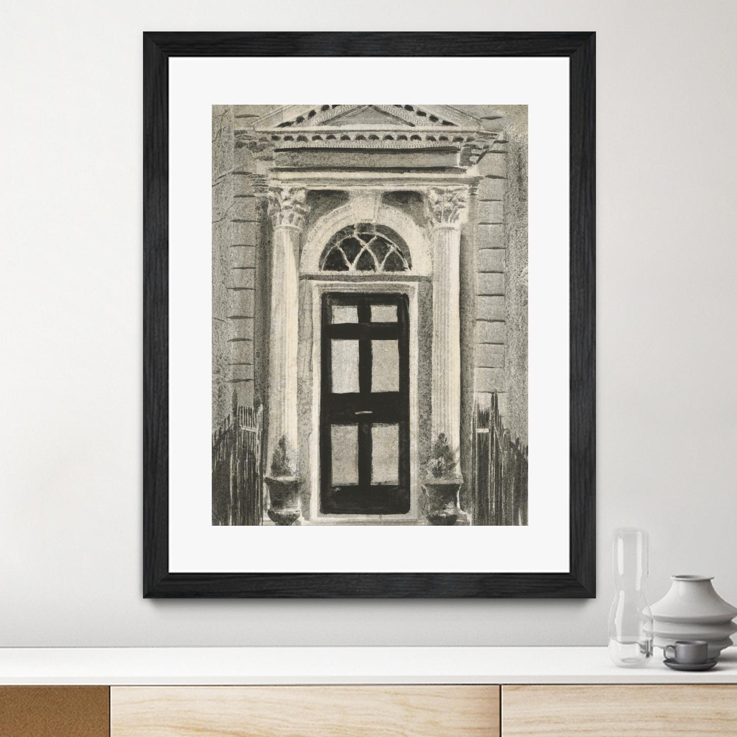 Portal Series #4 by Liz Jardine on GIANT ART - white antiquities, architecture