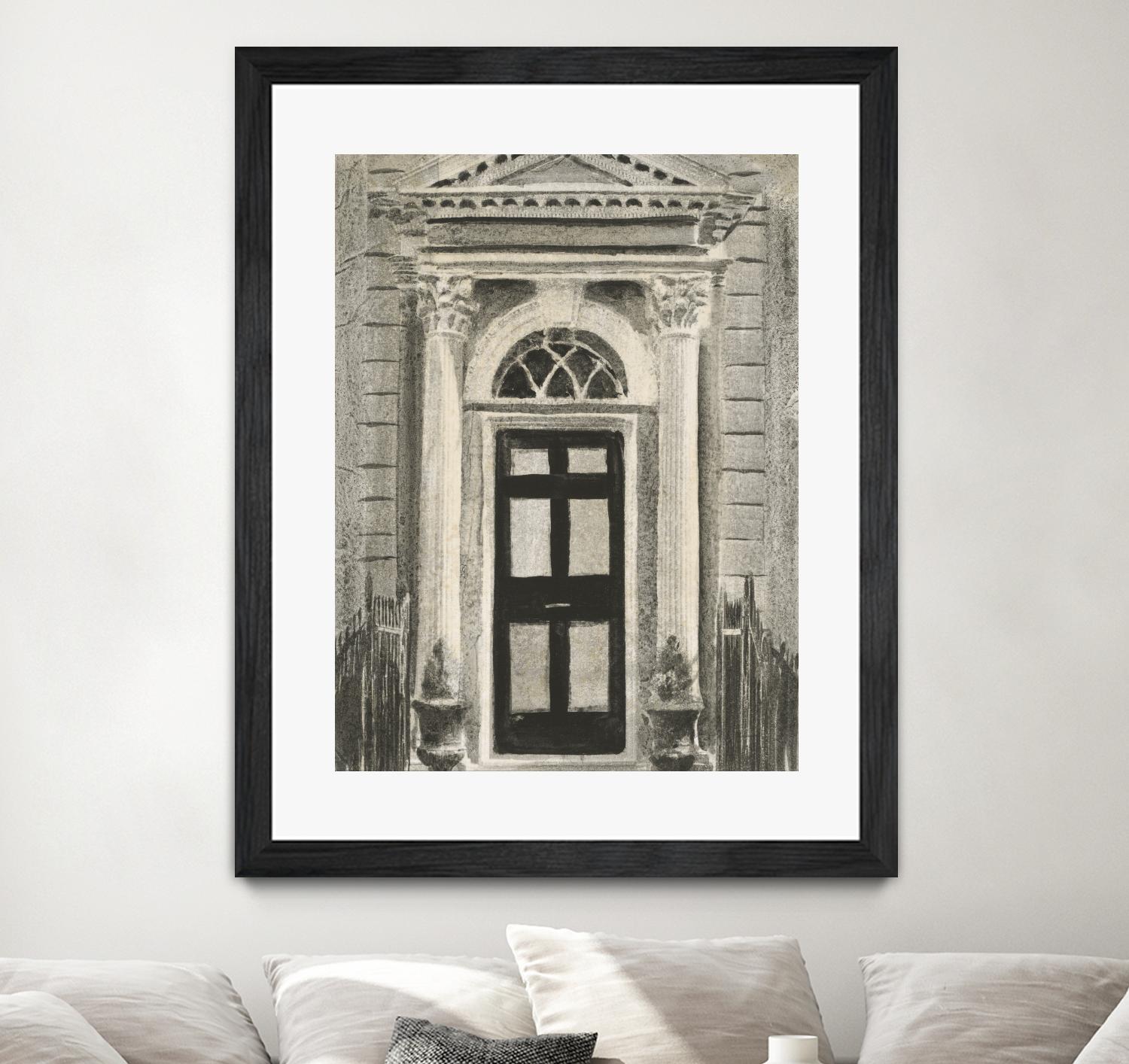 Portal Series #4 by Liz Jardine on GIANT ART - white antiquities, architecture