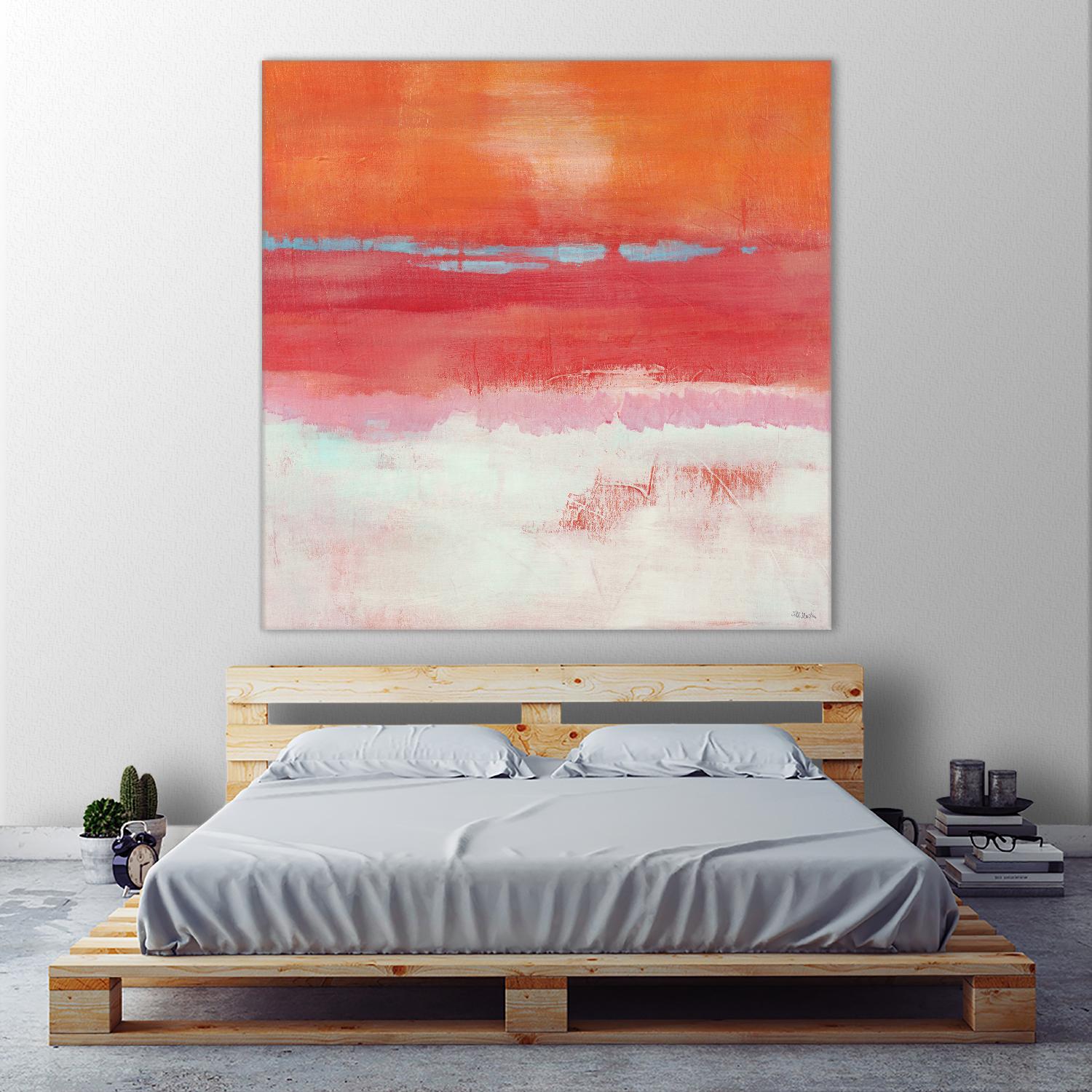 Persimmon Jump I by Jill Martin on GIANT ART - orange abstract