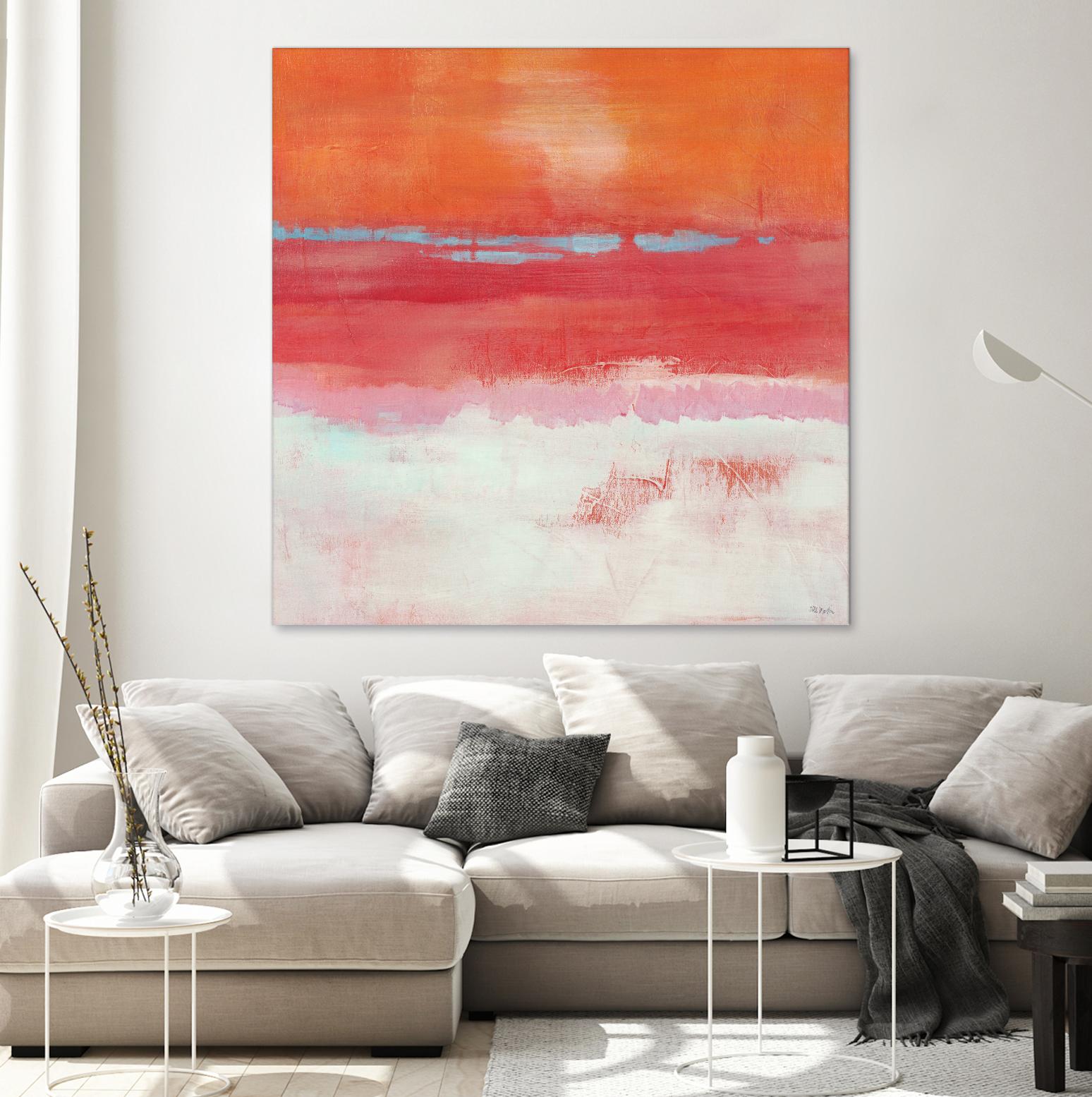 Persimmon Jump I by Jill Martin on GIANT ART - orange abstract