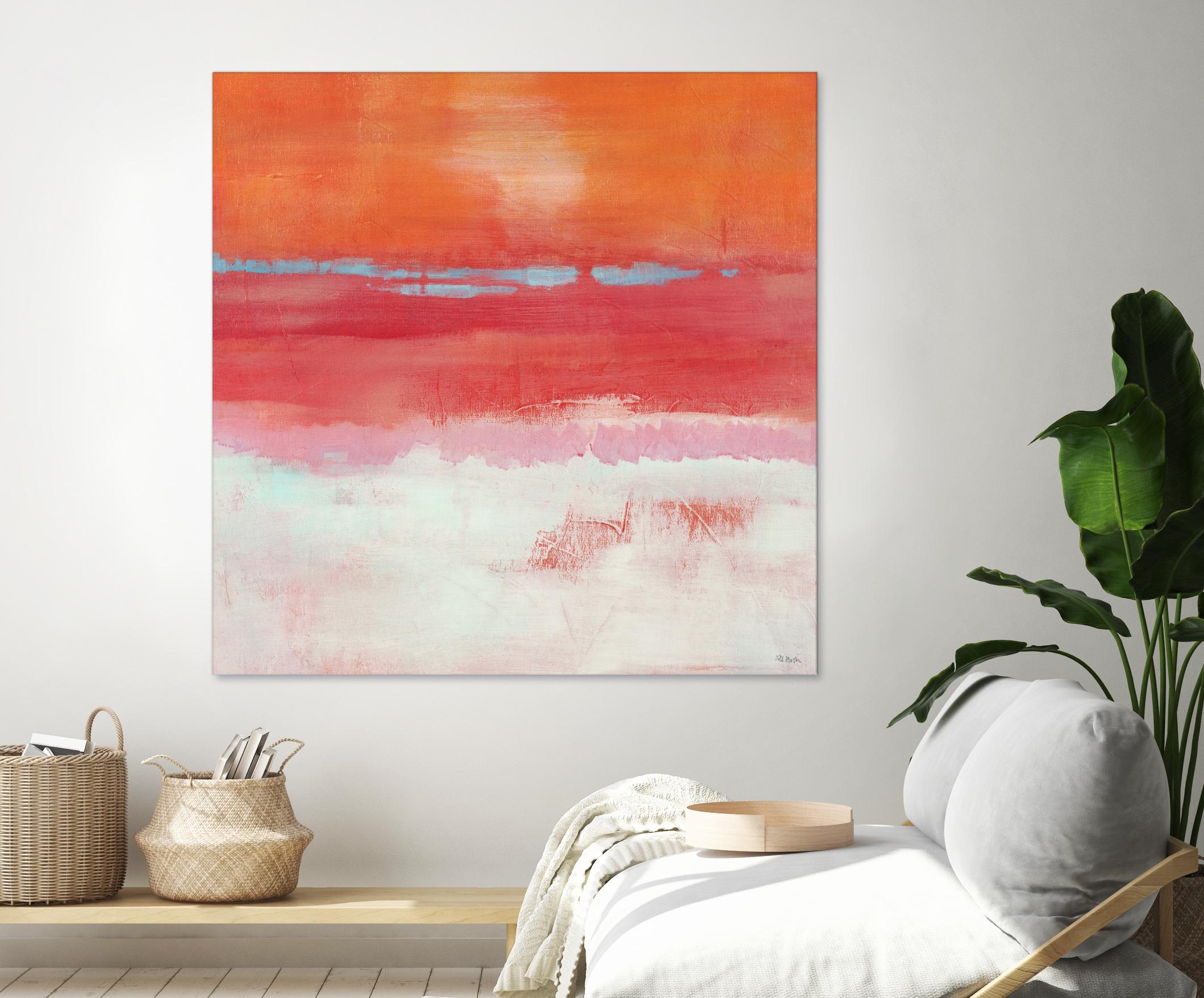 Persimmon Jump I by Jill Martin on GIANT ART - orange abstract