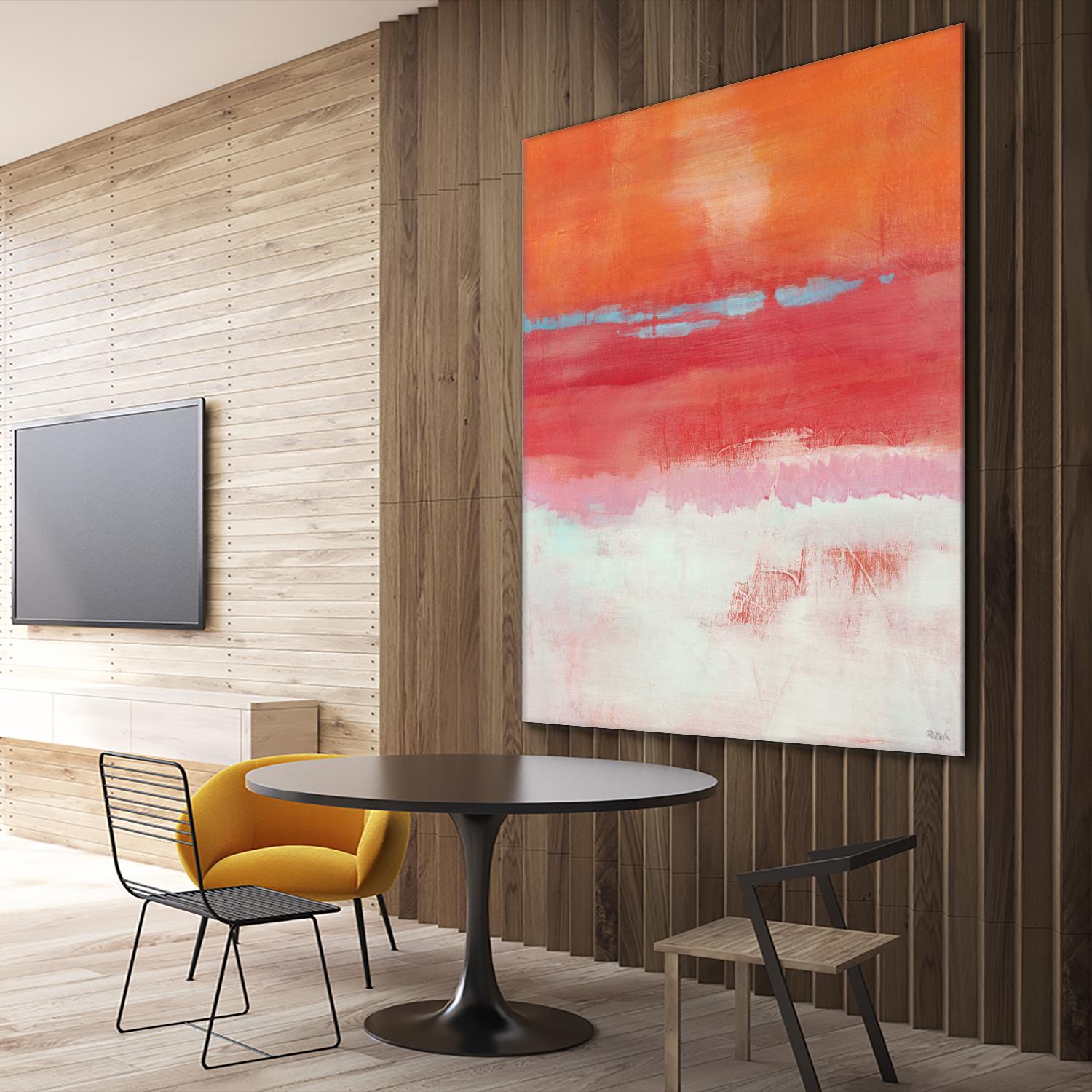 Persimmon Jump I by Jill Martin on GIANT ART - orange abstract