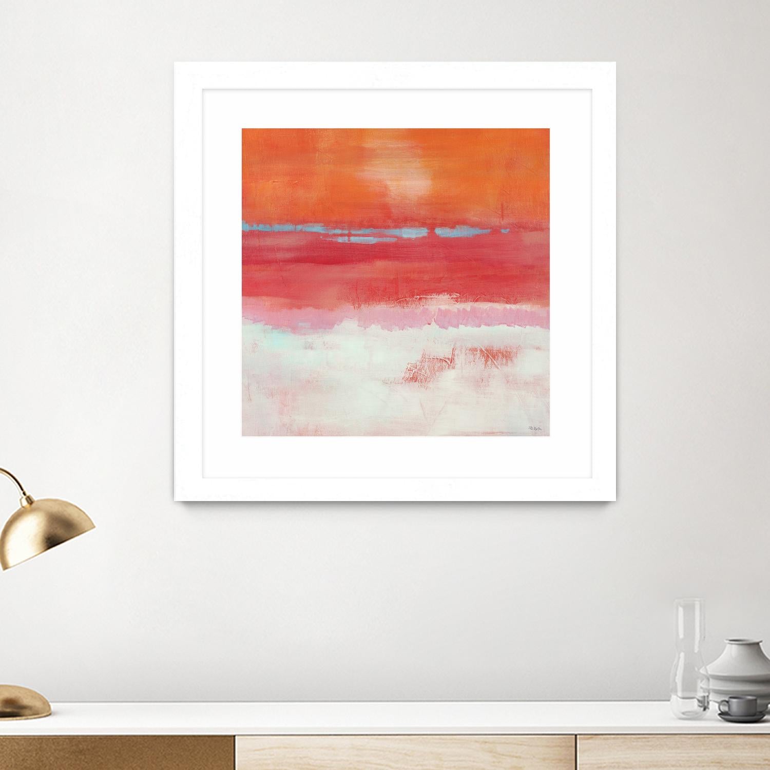 Persimmon Jump I by Jill Martin on GIANT ART - orange abstract