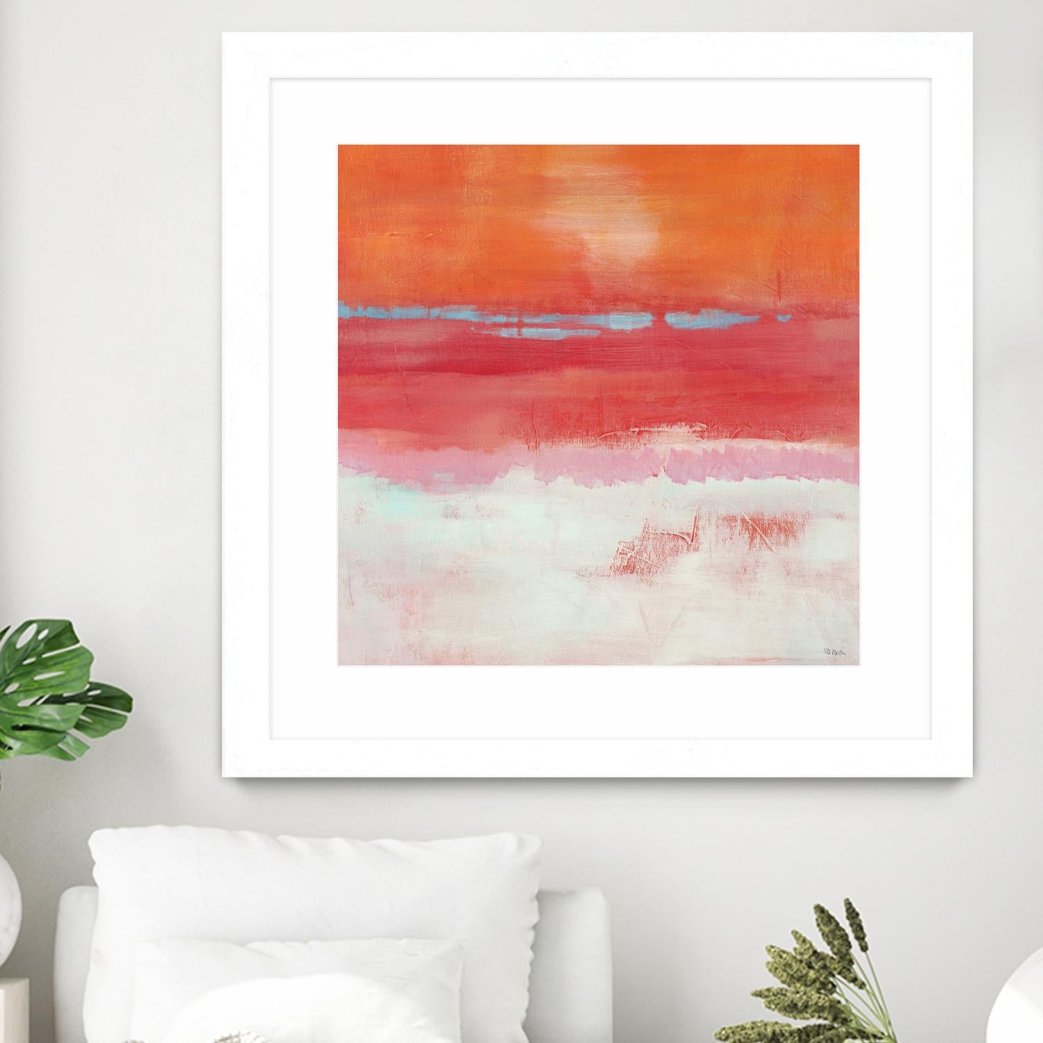 Persimmon Jump I by Jill Martin on GIANT ART - orange abstract