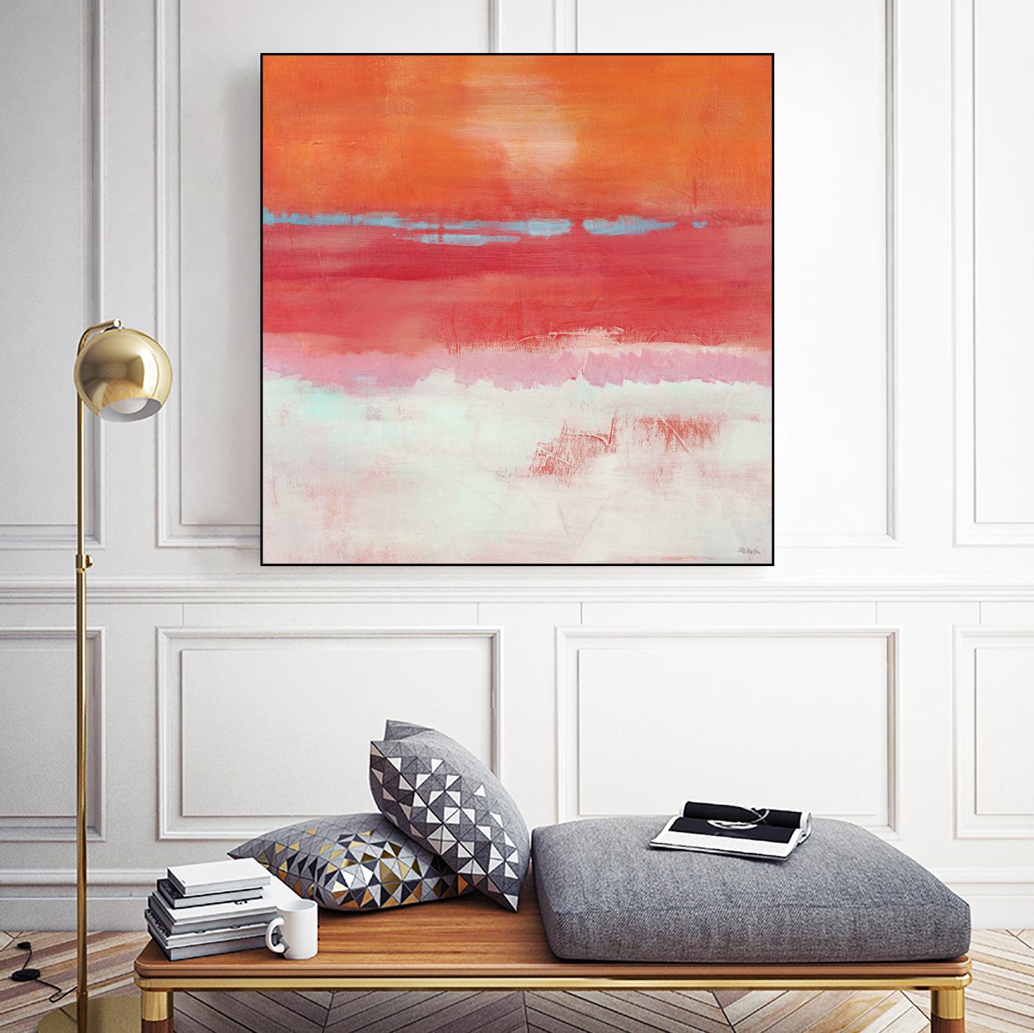 Persimmon Jump I by Jill Martin on GIANT ART - orange abstract