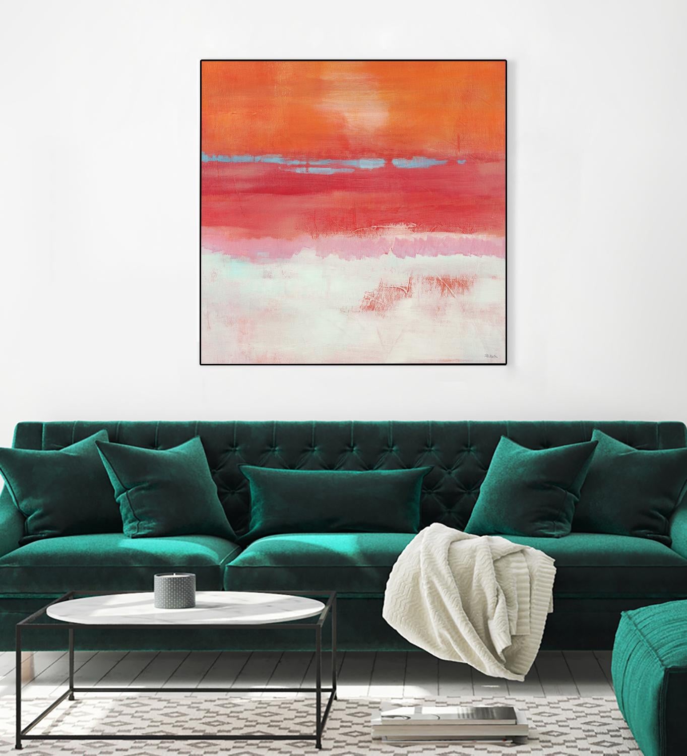 Persimmon Jump I by Jill Martin on GIANT ART - orange abstract