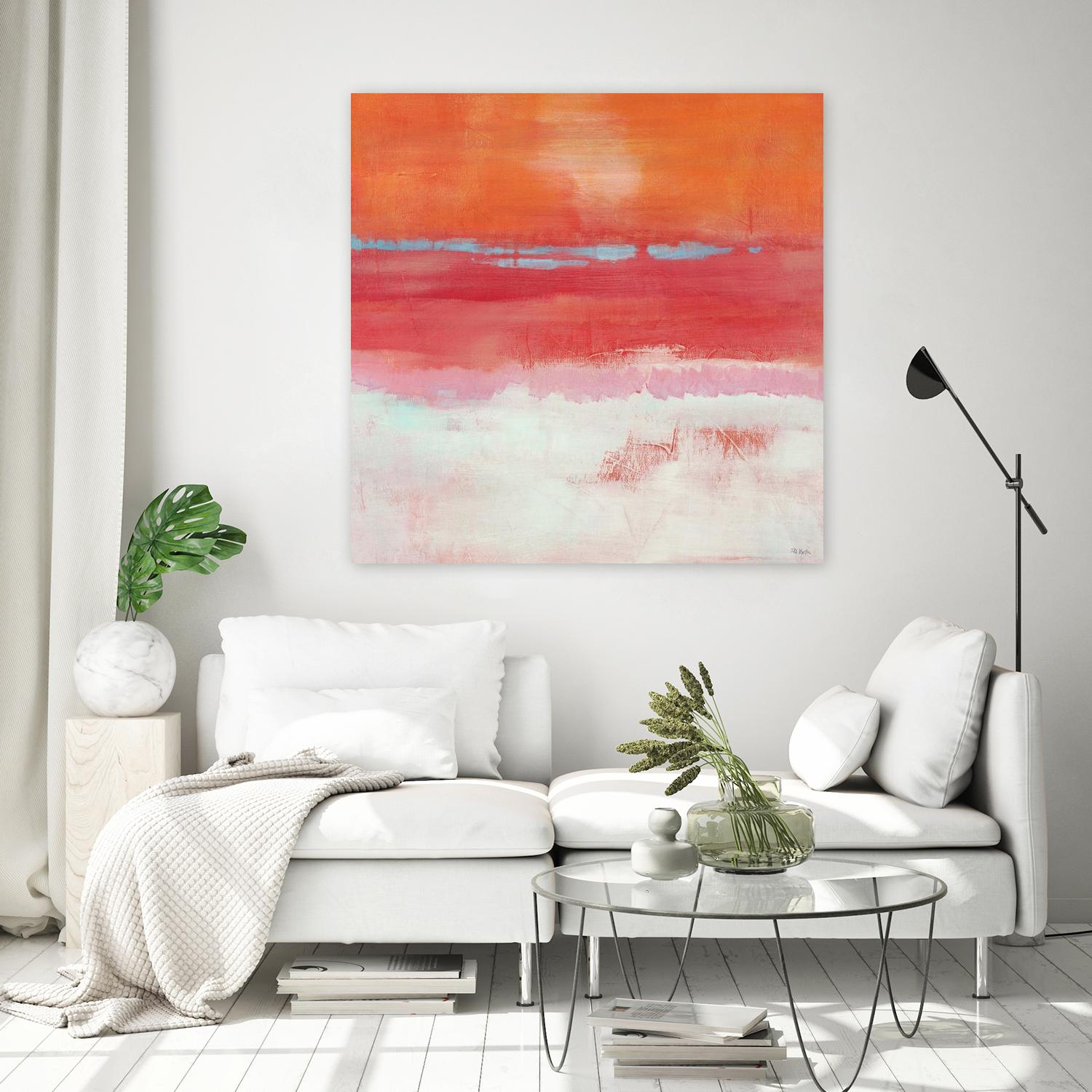 Persimmon Jump I by Jill Martin on GIANT ART - orange abstract