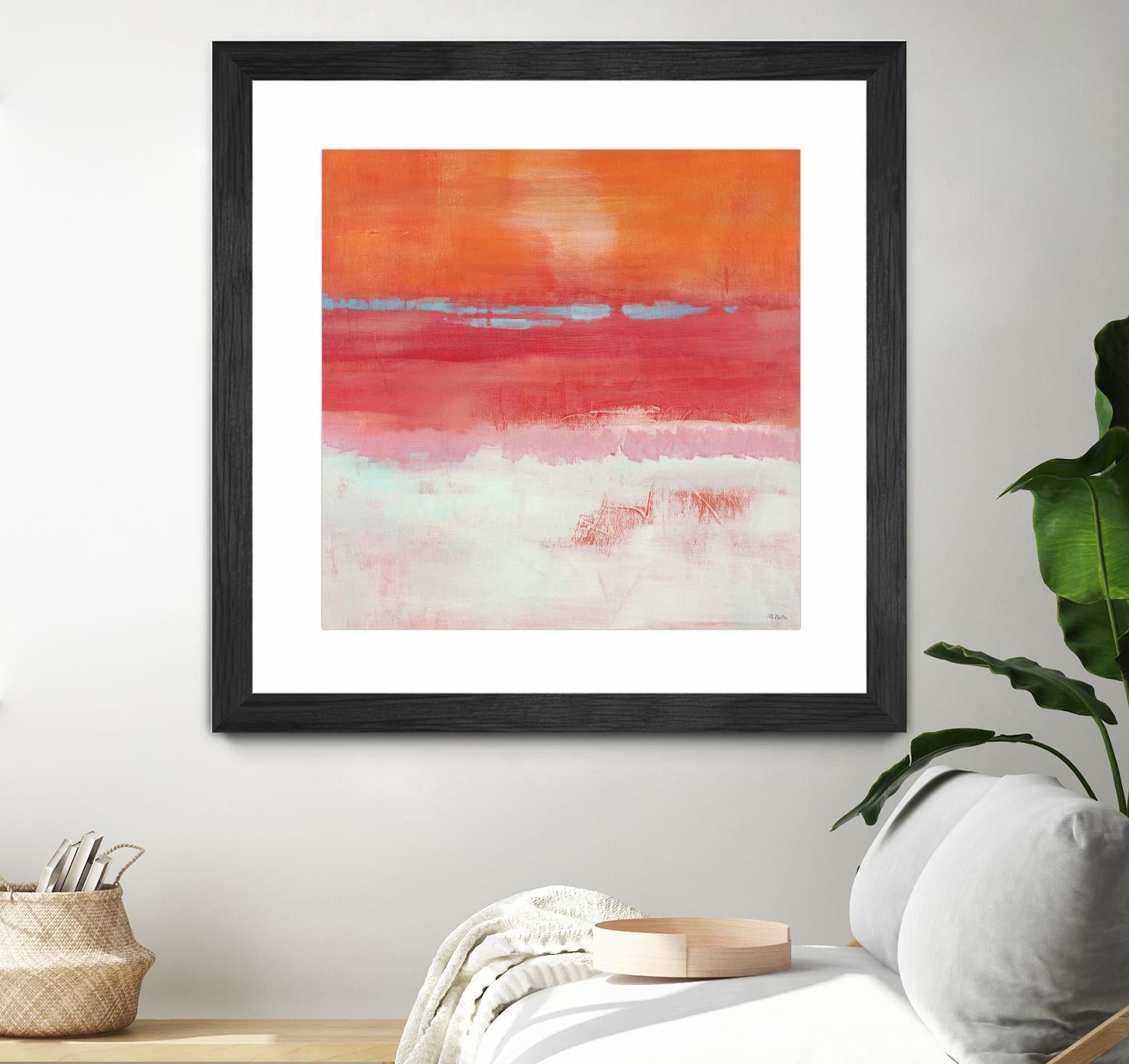 Persimmon Jump I by Jill Martin on GIANT ART - orange abstract