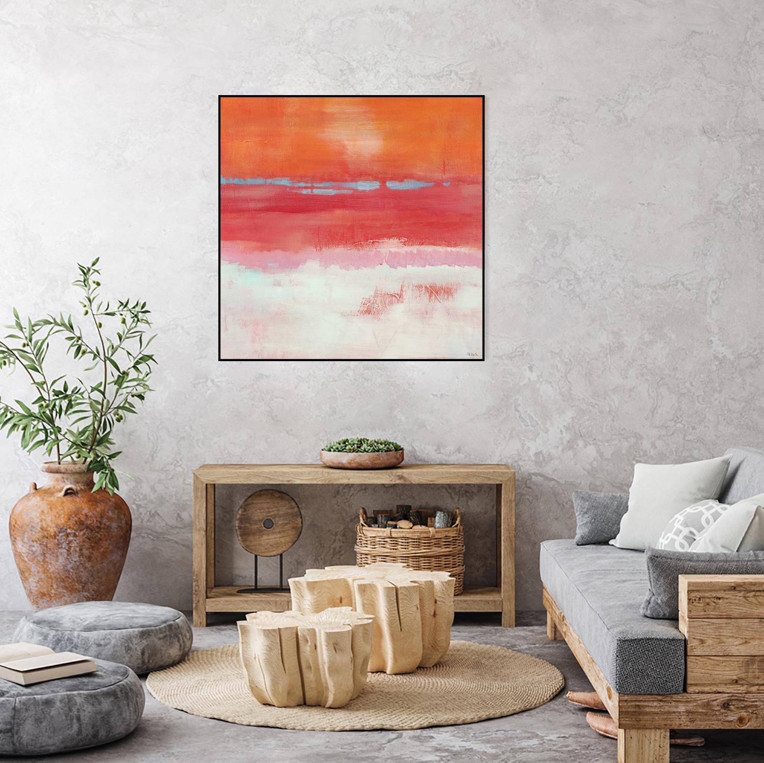 Persimmon Jump I by Jill Martin on GIANT ART - orange abstract