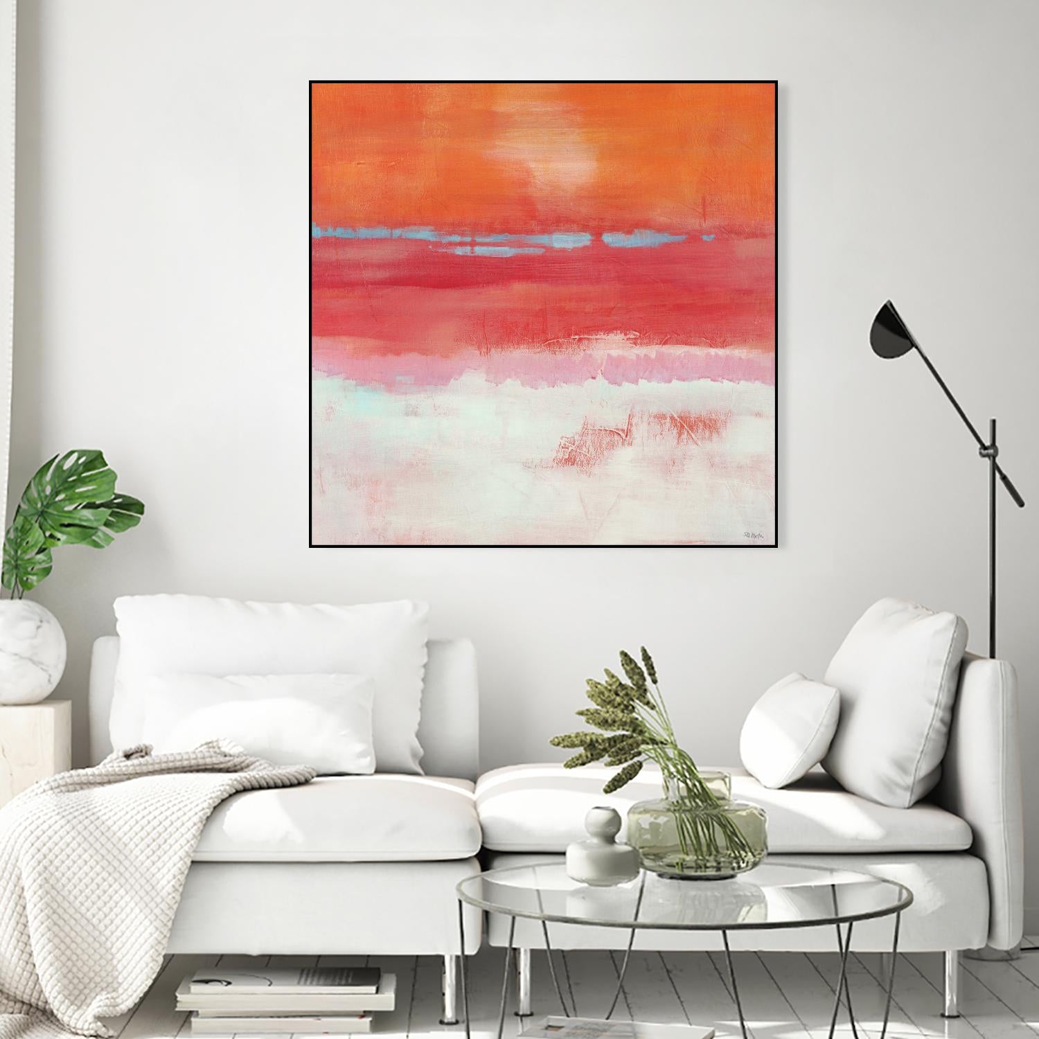 Persimmon Jump I by Jill Martin on GIANT ART - orange abstract