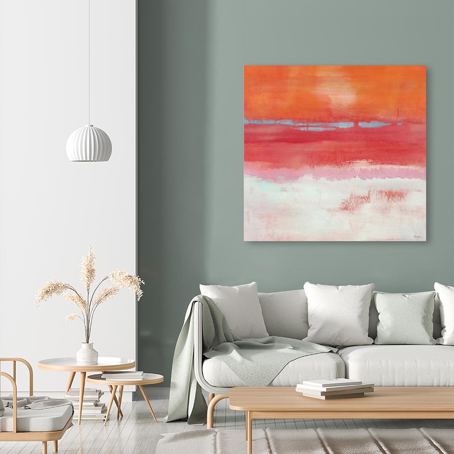 Persimmon Jump I by Jill Martin on GIANT ART - orange abstract