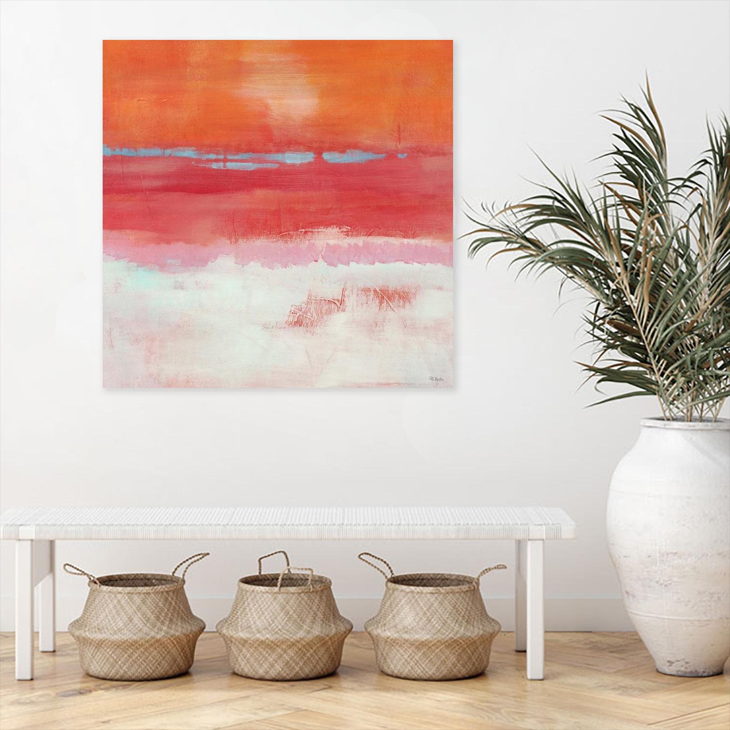 Persimmon Jump I by Jill Martin on GIANT ART - orange abstract