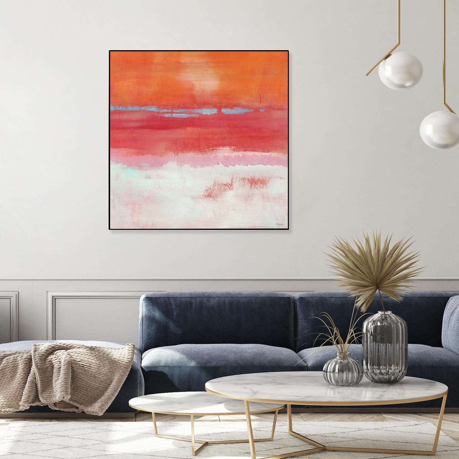 Persimmon Jump I by Jill Martin on GIANT ART - orange abstract
