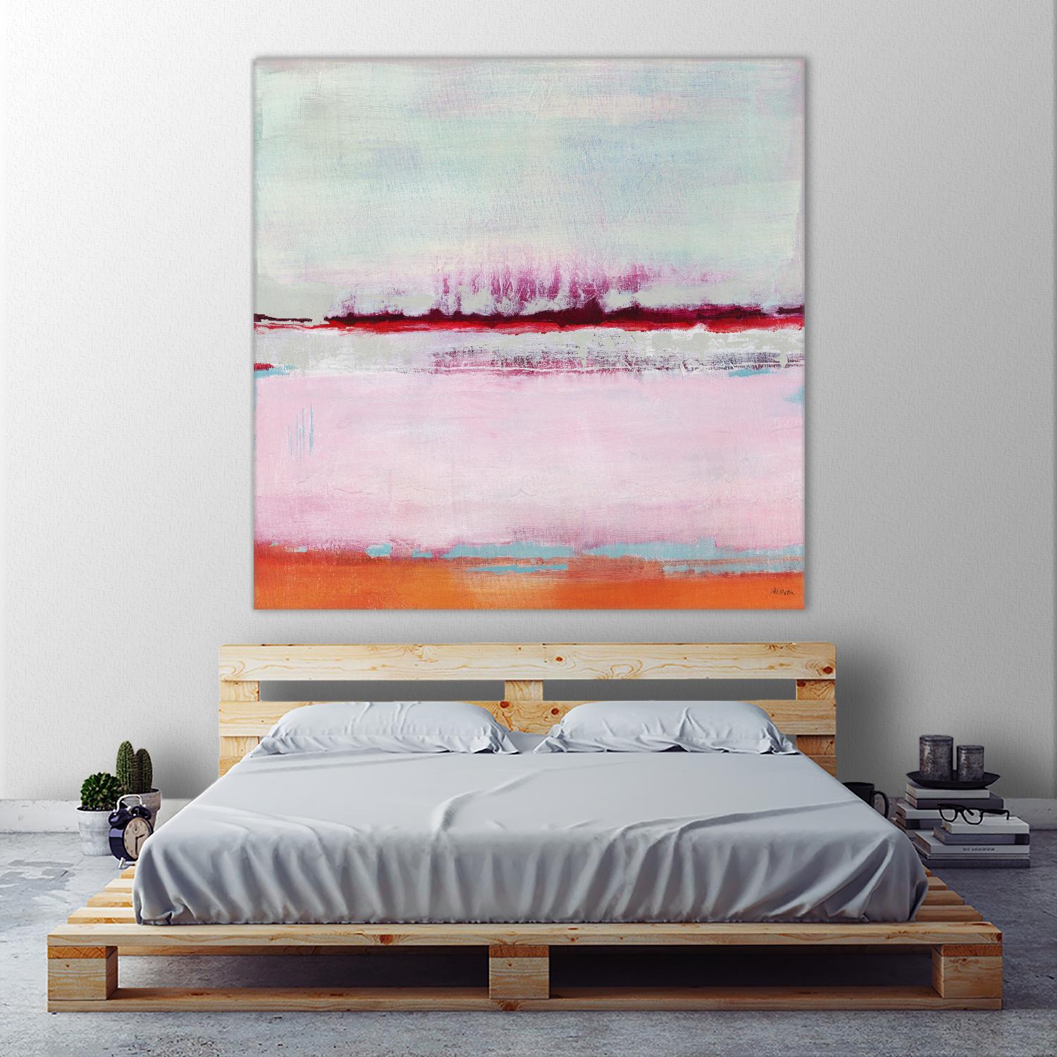 Persimmon Jump II by Jill Martin on GIANT ART - orange abstract