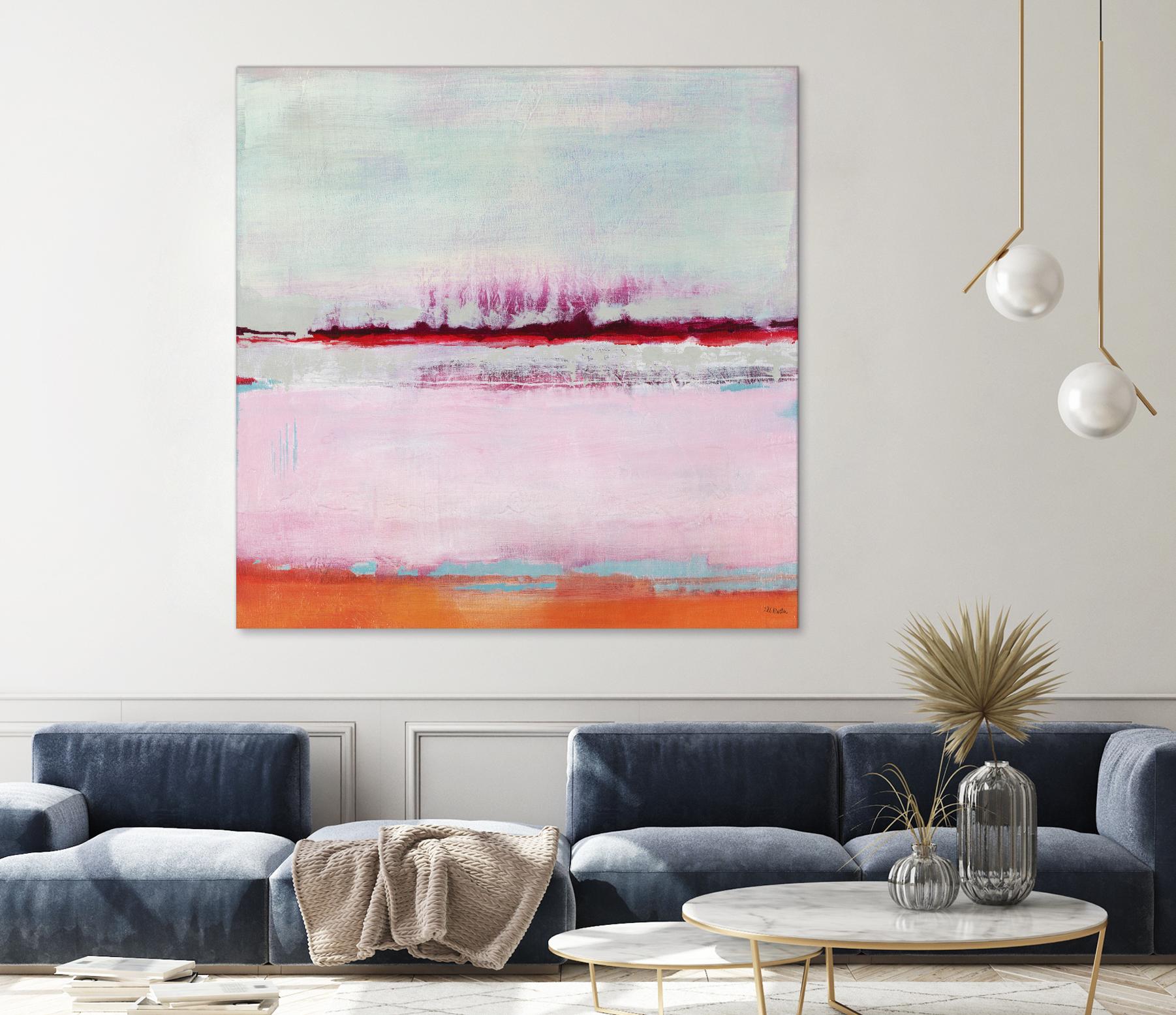 Persimmon Jump II by Jill Martin on GIANT ART - orange abstract