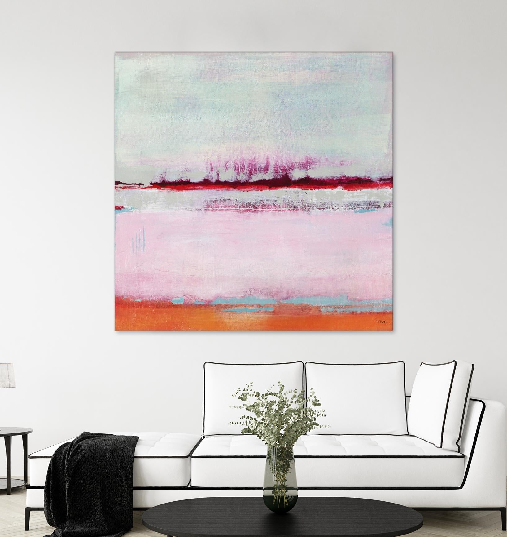 Persimmon Jump II by Jill Martin on GIANT ART - orange abstract