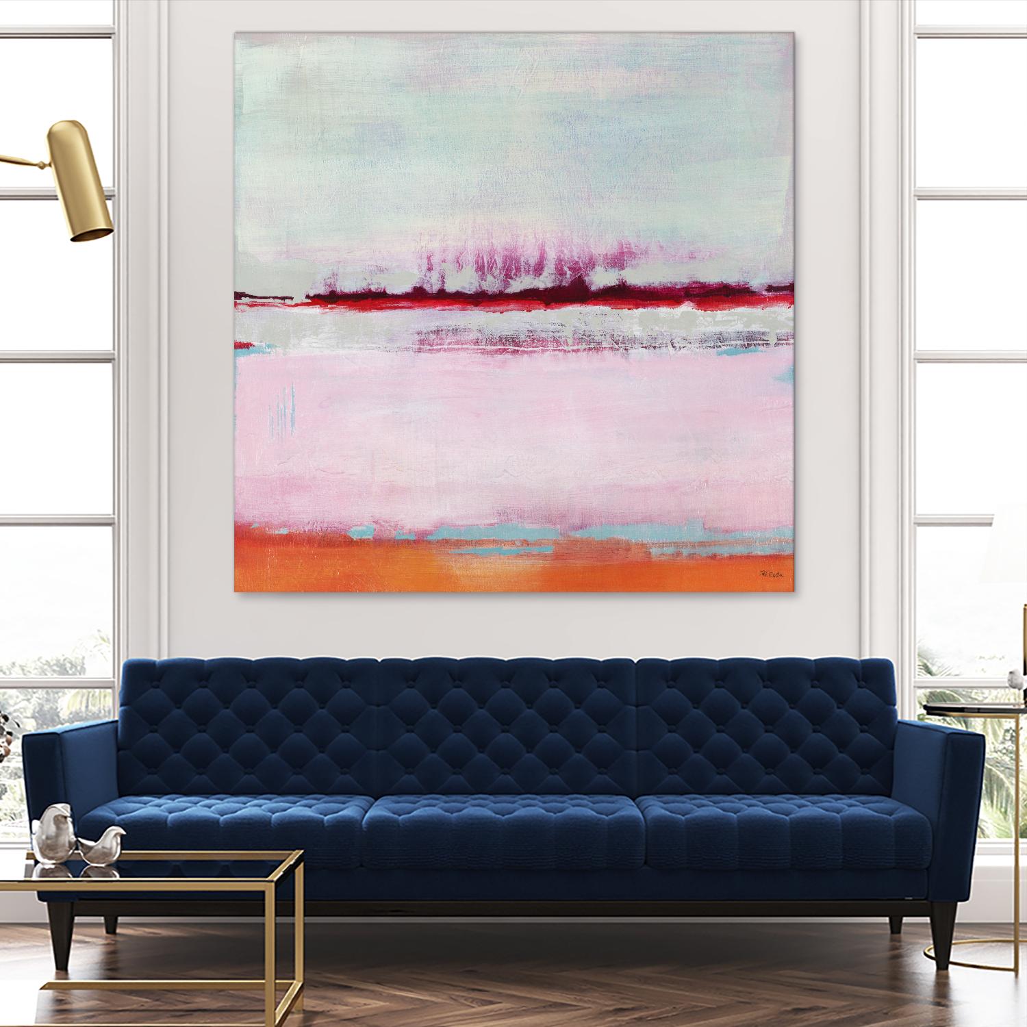 Persimmon Jump II by Jill Martin on GIANT ART - orange abstract