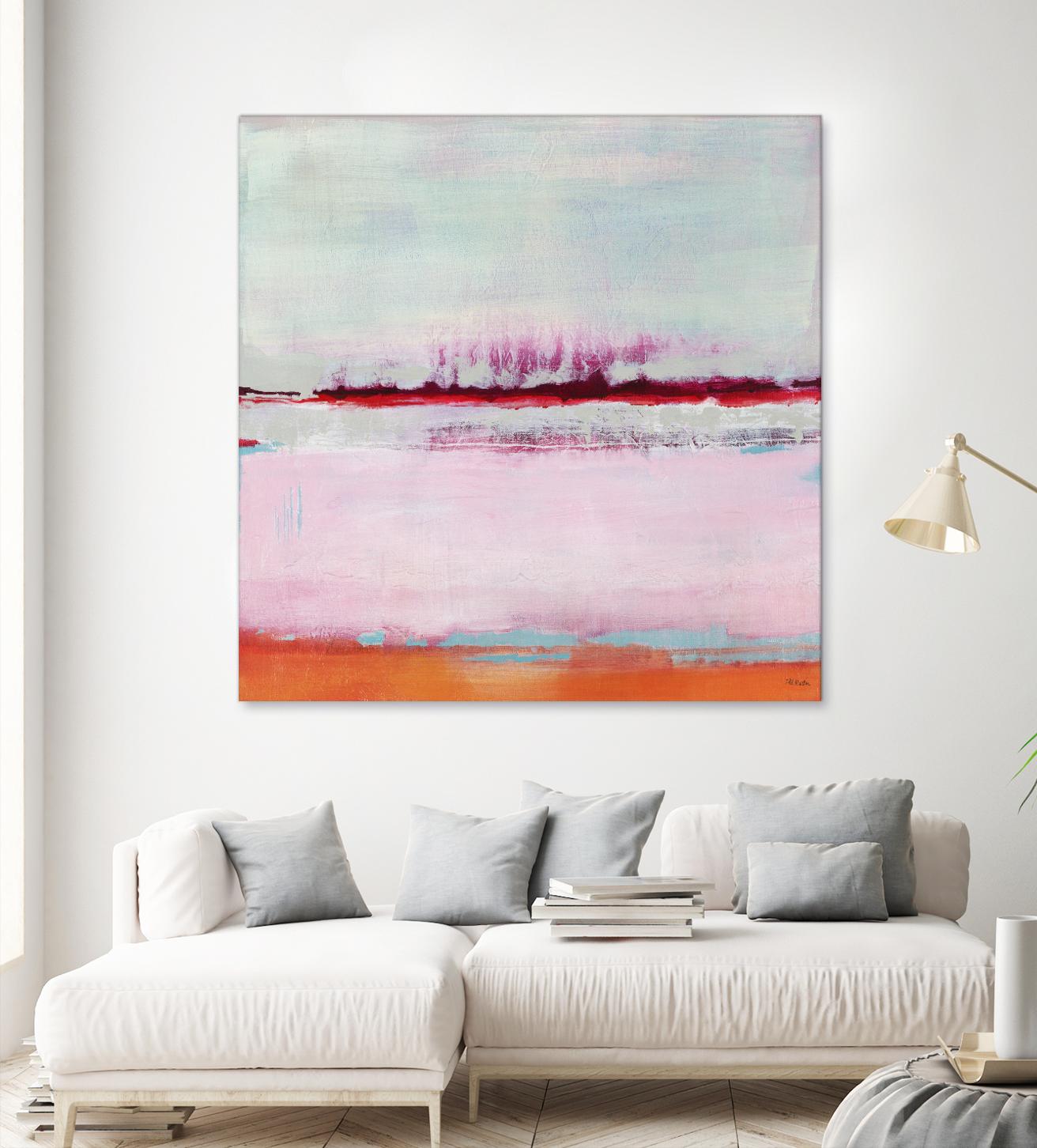 Persimmon Jump II by Jill Martin on GIANT ART - orange abstract