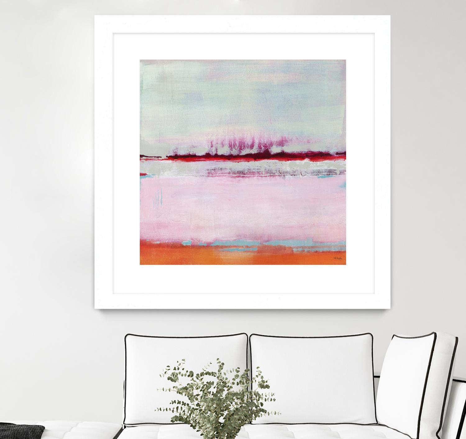 Persimmon Jump II by Jill Martin on GIANT ART - orange abstract