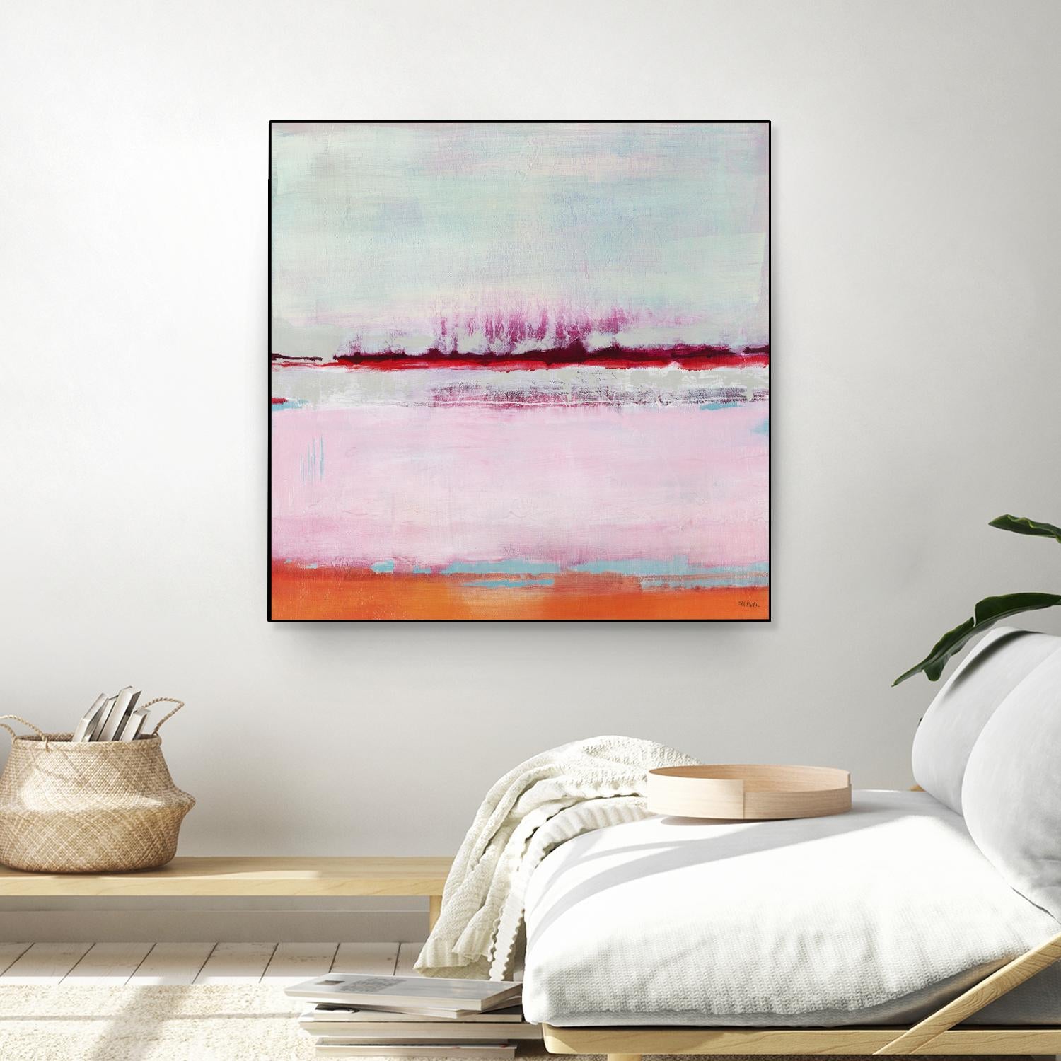 Persimmon Jump II by Jill Martin on GIANT ART - orange abstract