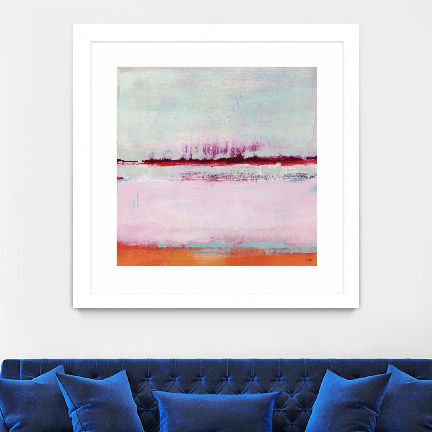 Persimmon Jump II by Jill Martin on GIANT ART - orange abstract