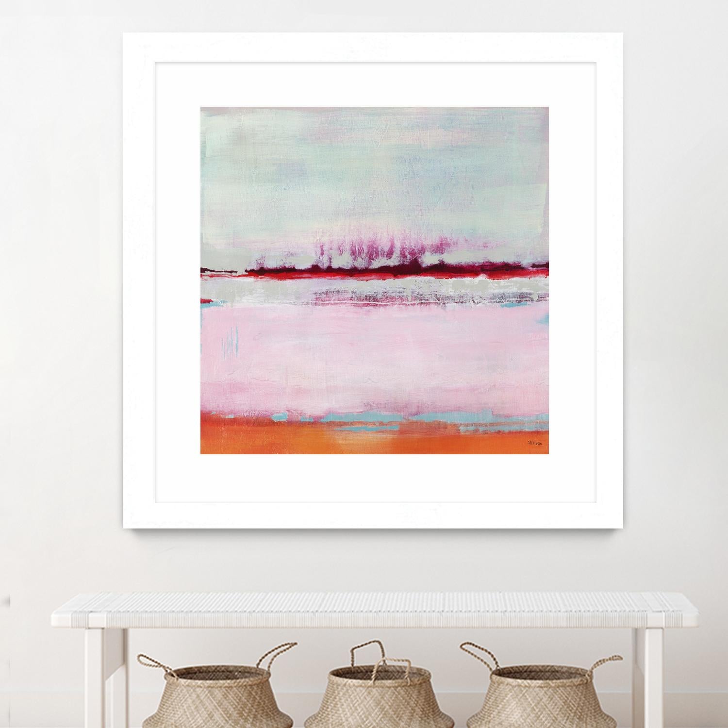 Persimmon Jump II by Jill Martin on GIANT ART - orange abstract