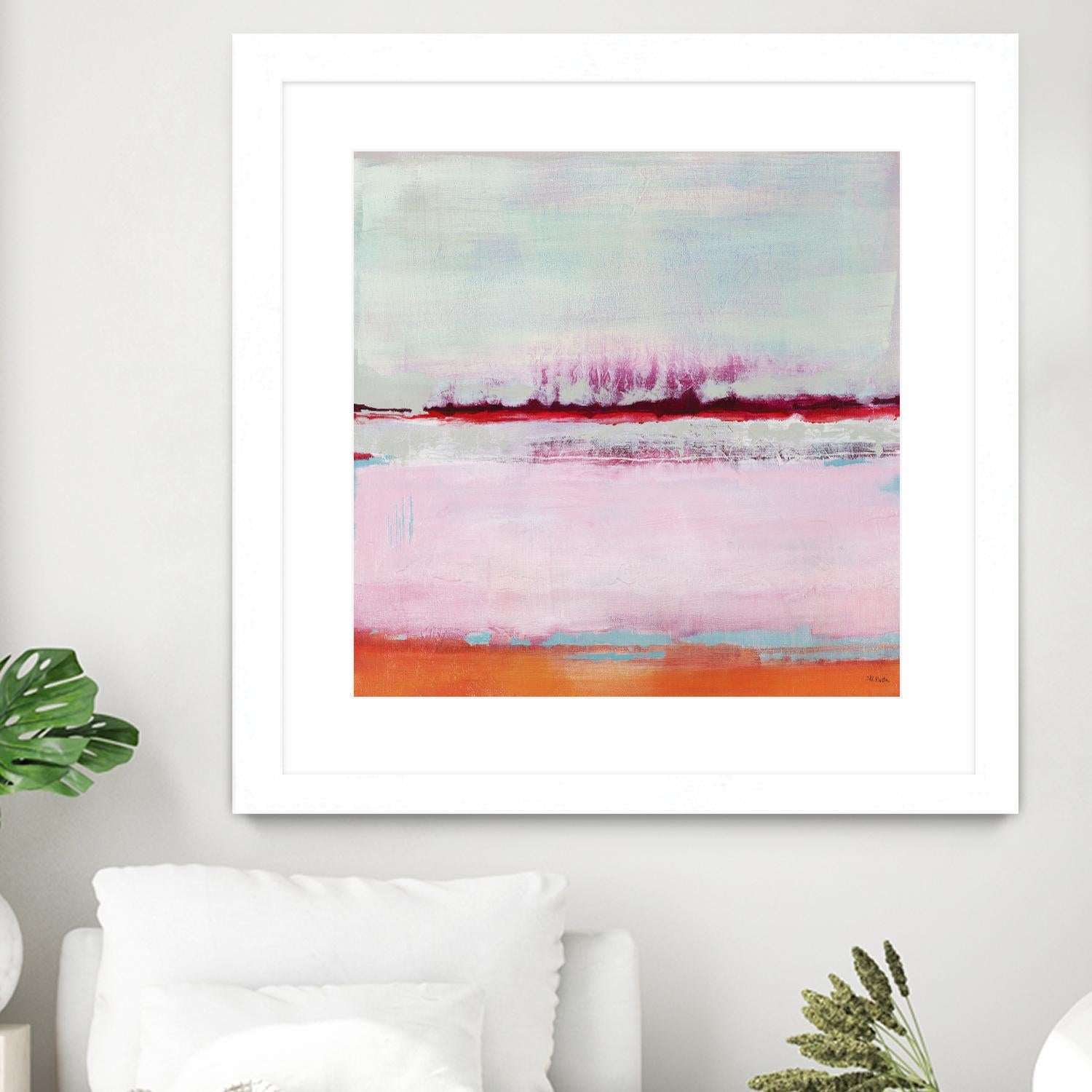 Persimmon Jump II by Jill Martin on GIANT ART - orange abstract