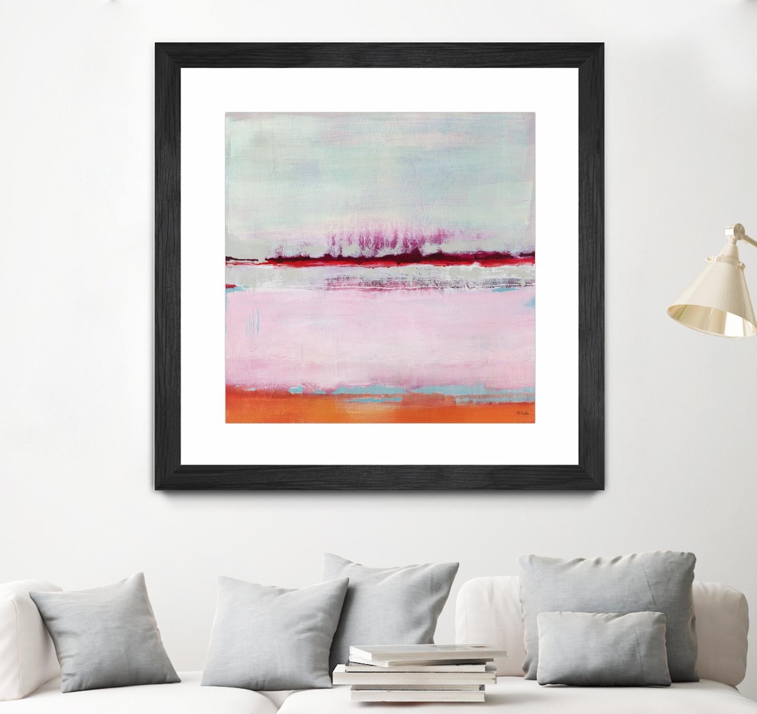 Persimmon Jump II by Jill Martin on GIANT ART - orange abstract