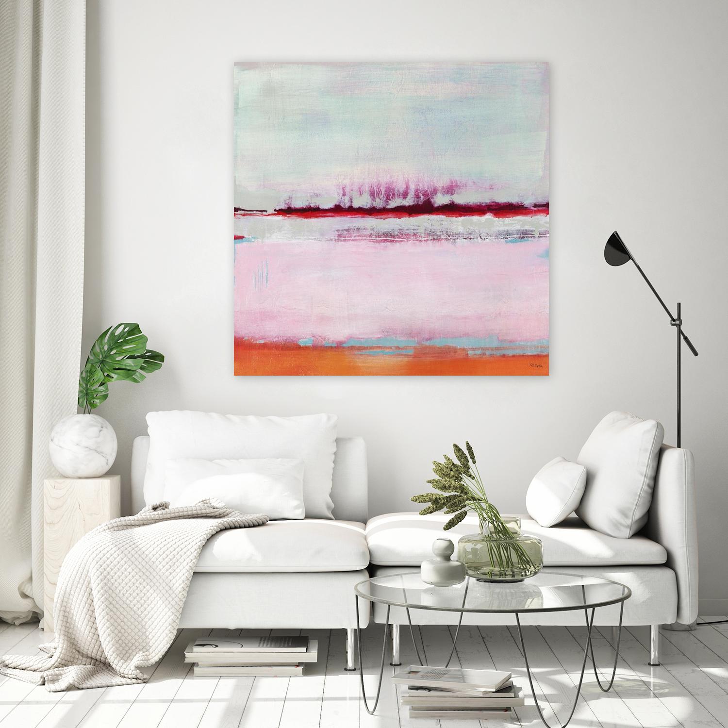 Persimmon Jump II by Jill Martin on GIANT ART - orange abstract