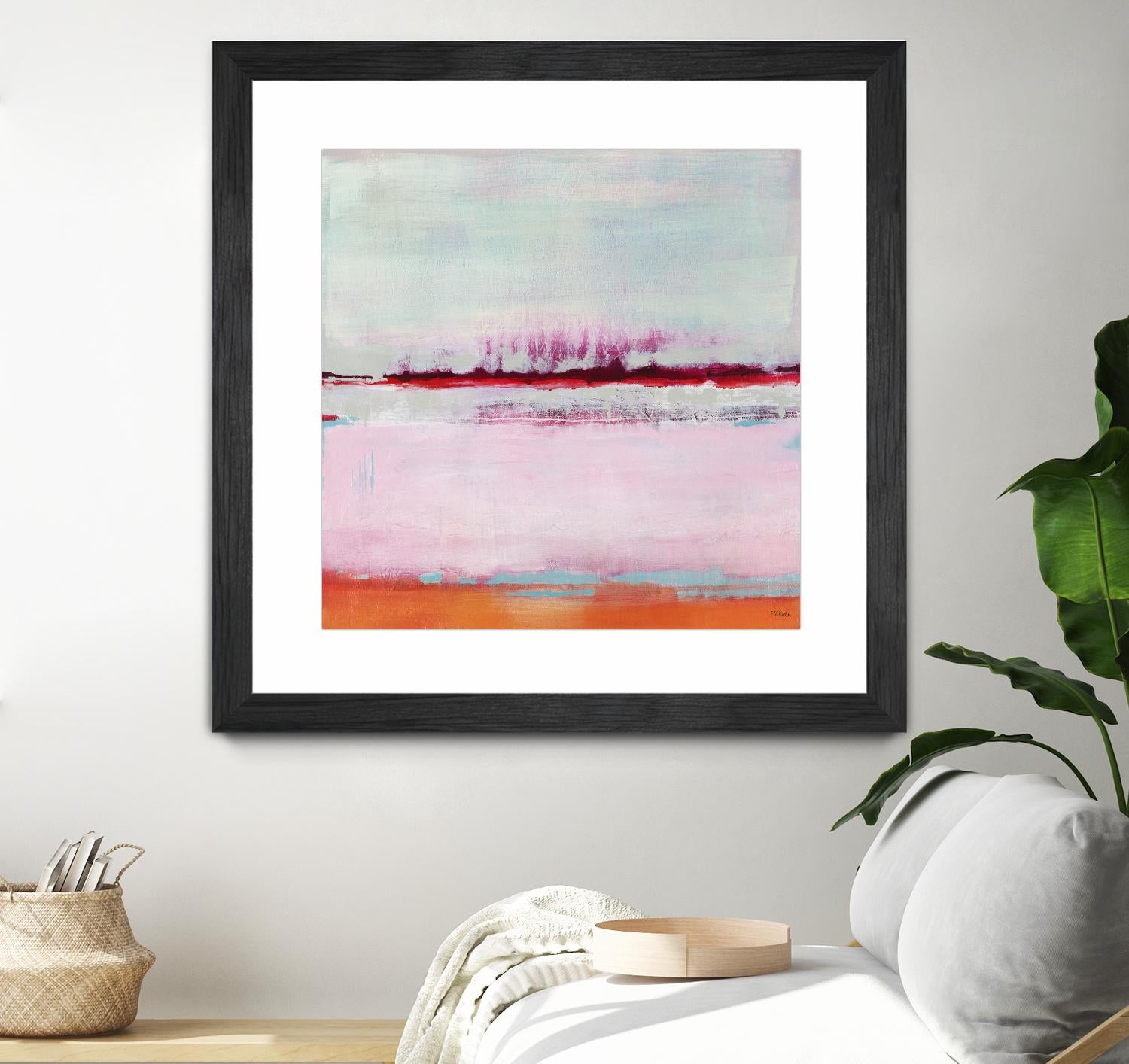 Persimmon Jump II by Jill Martin on GIANT ART - orange abstract