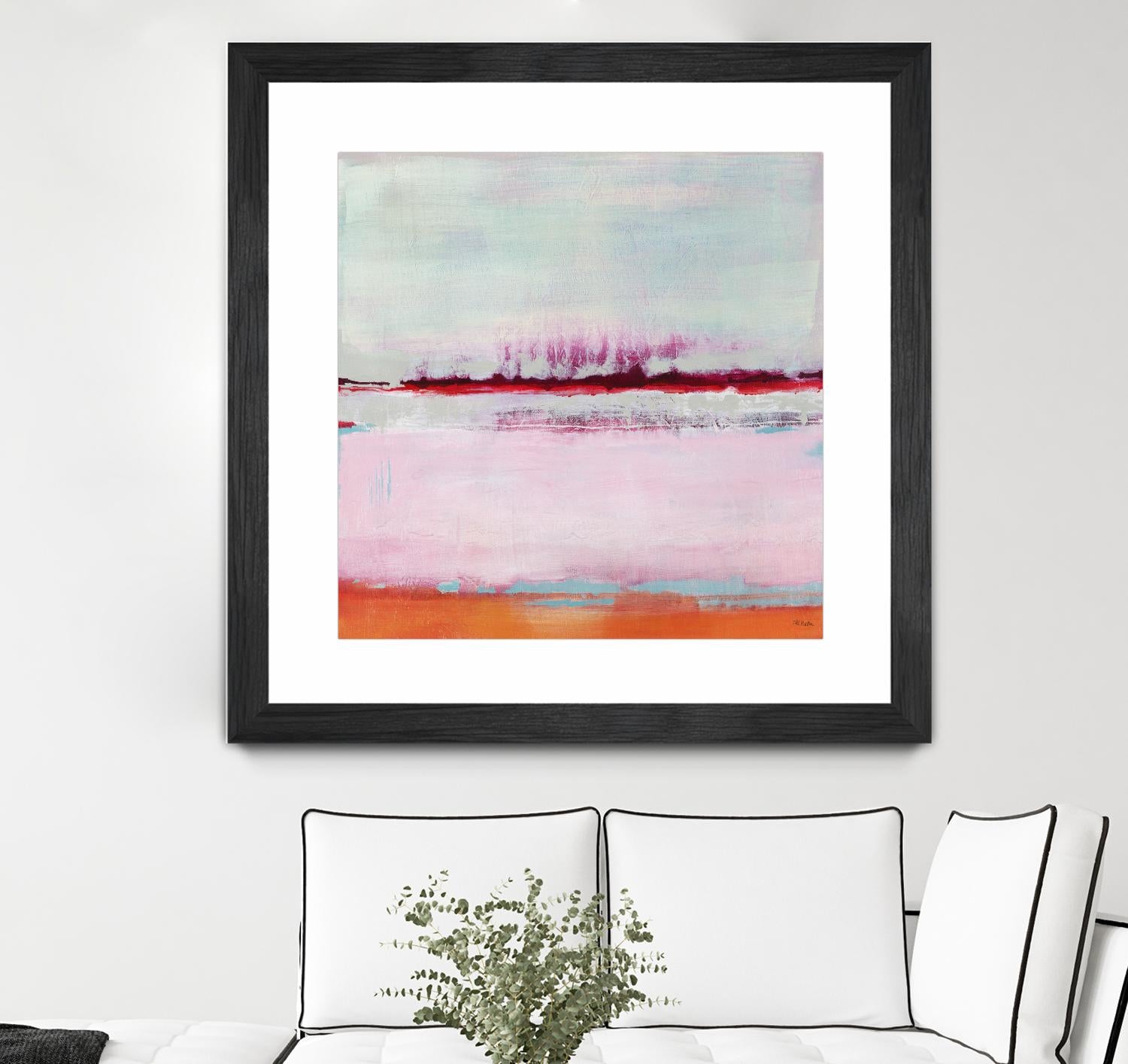 Persimmon Jump II by Jill Martin on GIANT ART - orange abstract