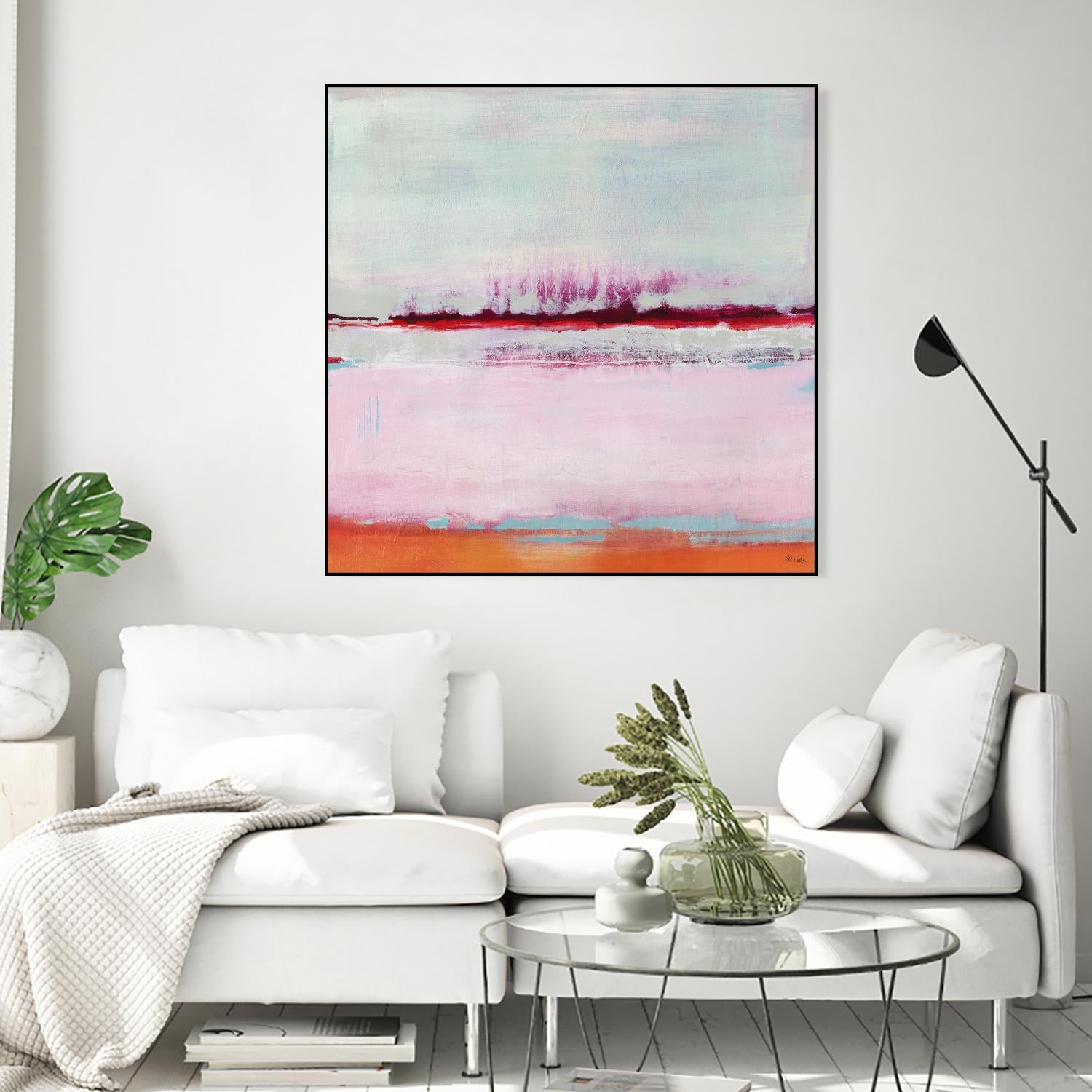 Persimmon Jump II by Jill Martin on GIANT ART - orange abstract