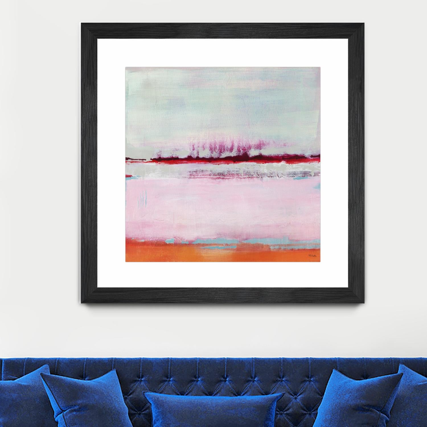 Persimmon Jump II by Jill Martin on GIANT ART - orange abstract