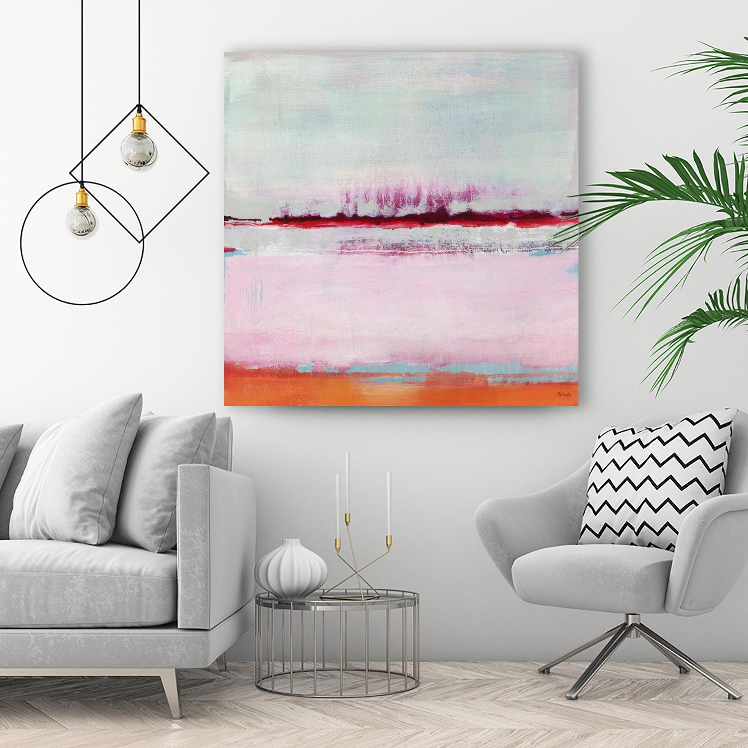 Persimmon Jump II by Jill Martin on GIANT ART - orange abstract