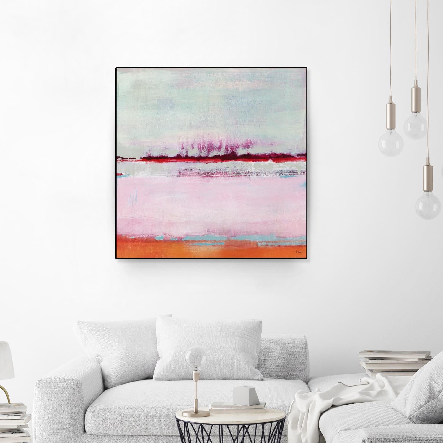 Persimmon Jump II by Jill Martin on GIANT ART - orange abstract