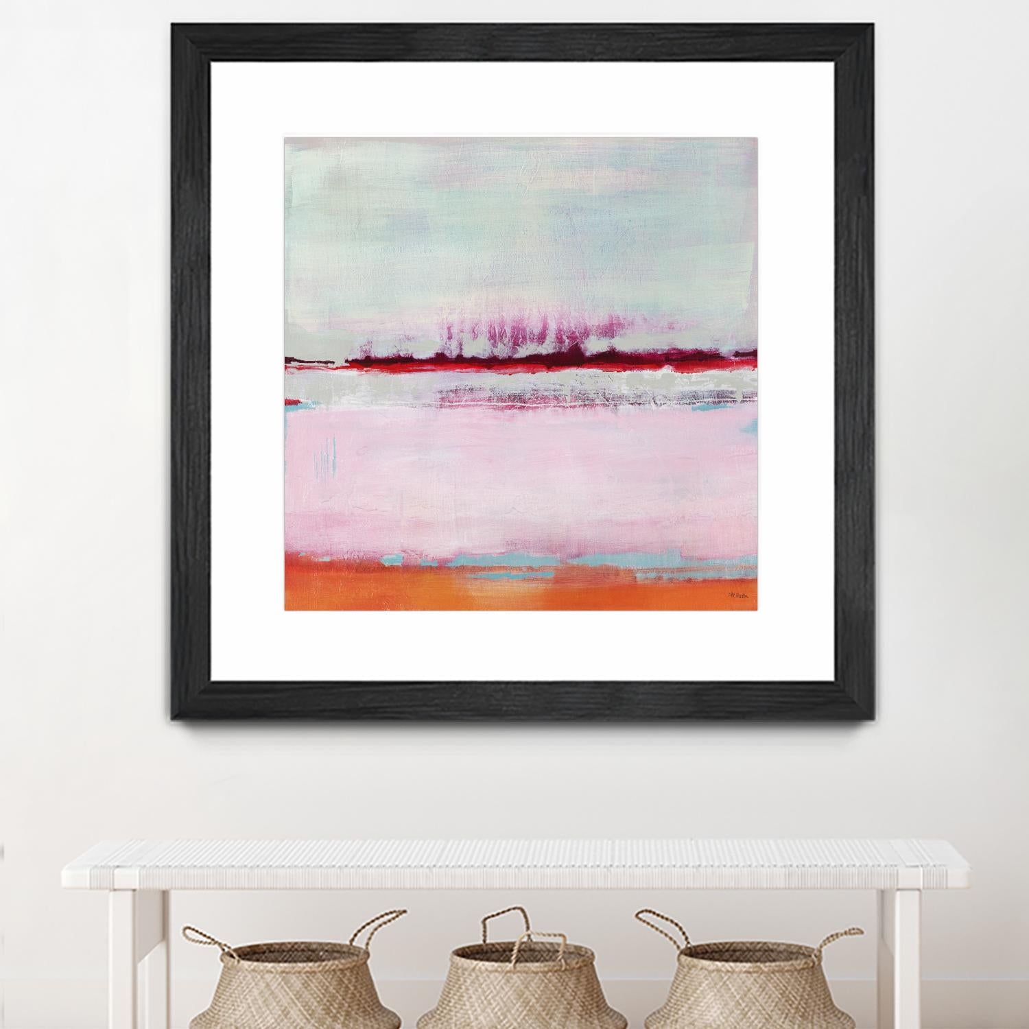 Persimmon Jump II by Jill Martin on GIANT ART - orange abstract