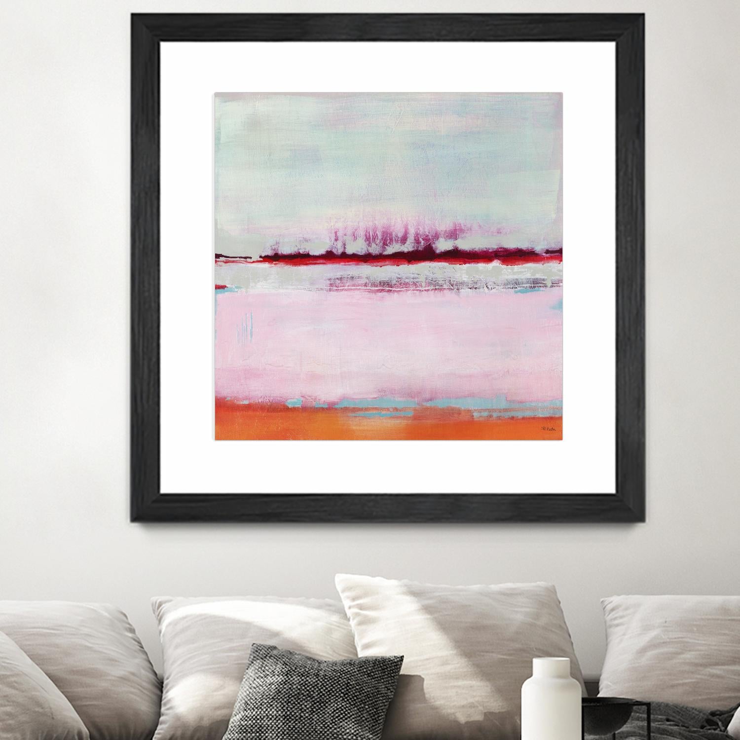 Persimmon Jump II by Jill Martin on GIANT ART - orange abstract