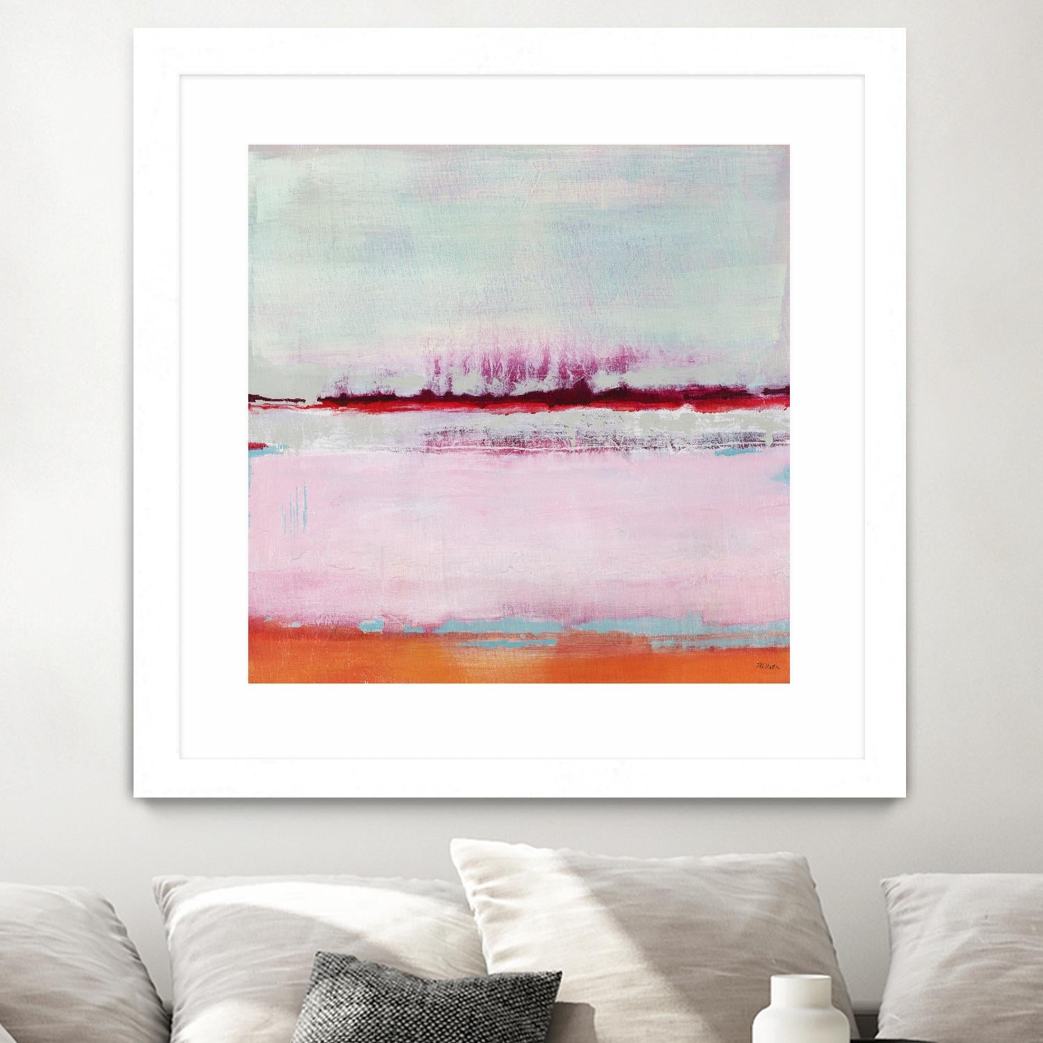 Persimmon Jump II by Jill Martin on GIANT ART - orange abstract