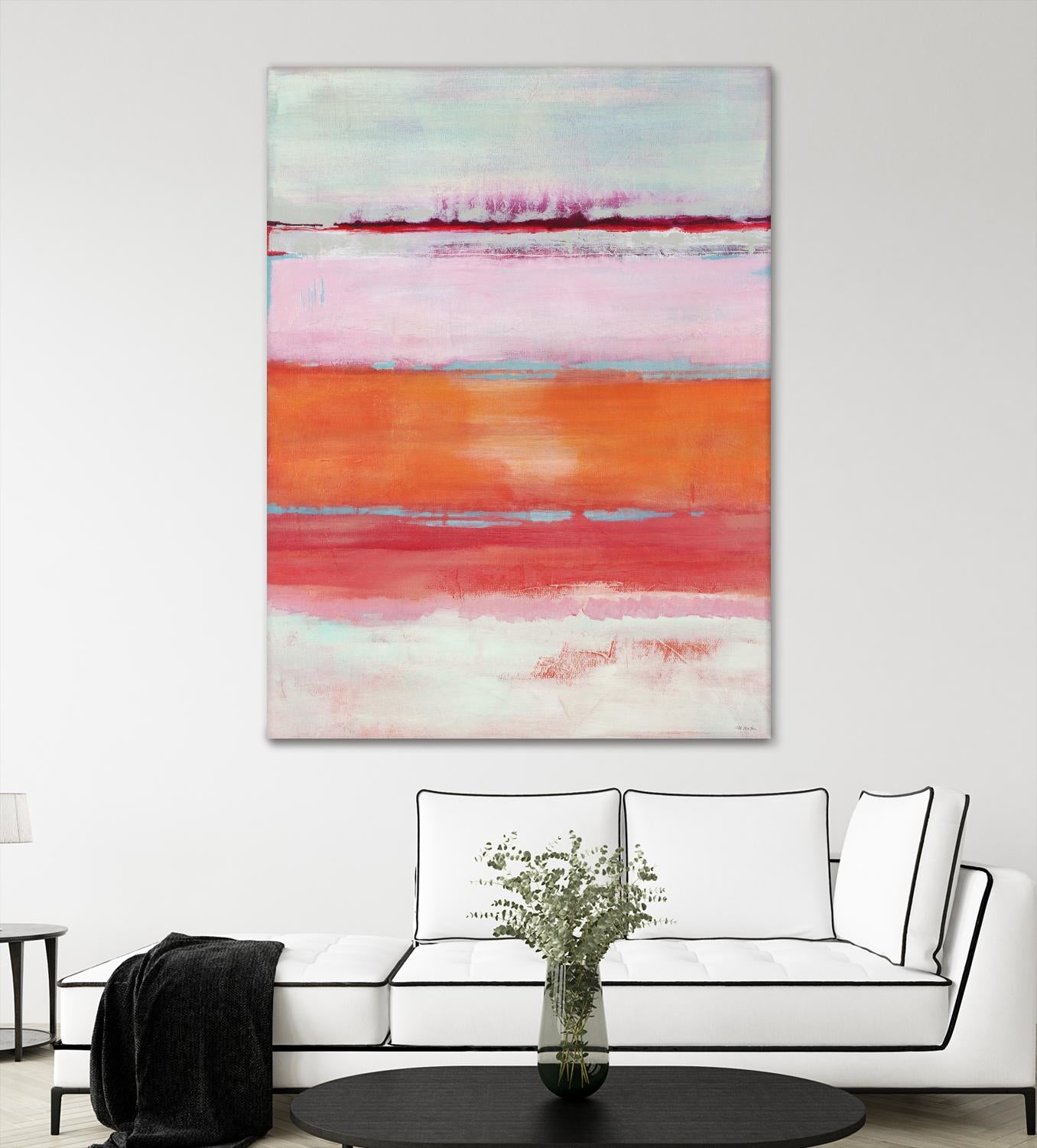 Persimmon Jump by Jill Martin on GIANT ART - orange abstract