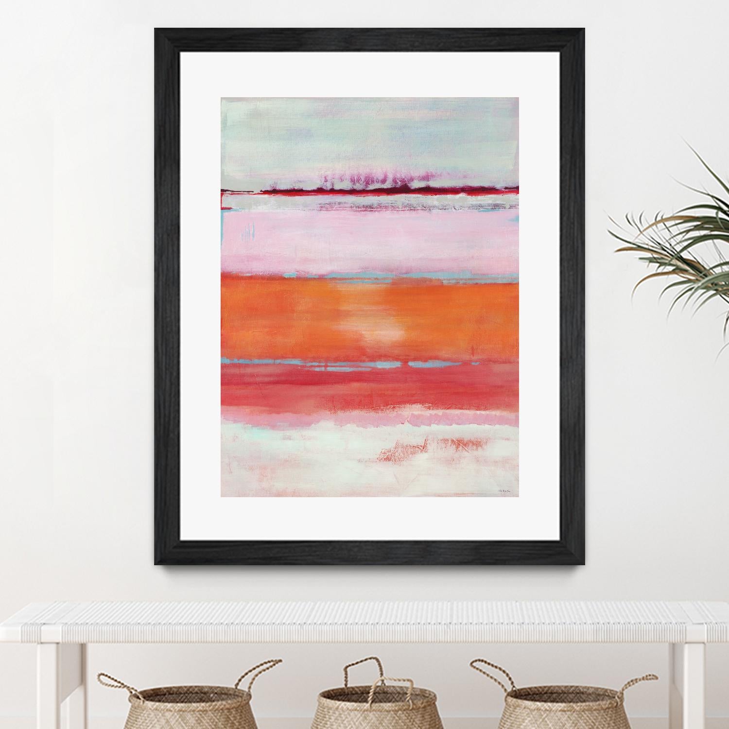 Persimmon Jump by Jill Martin on GIANT ART - orange abstract