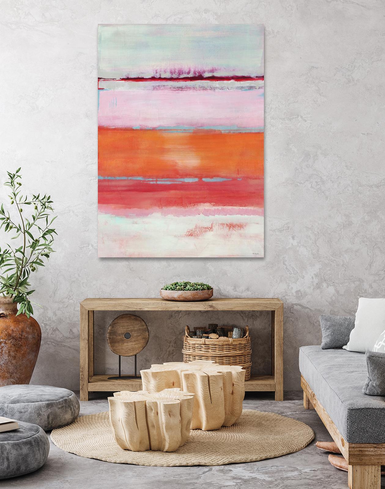 Persimmon Jump by Jill Martin on GIANT ART - orange abstract