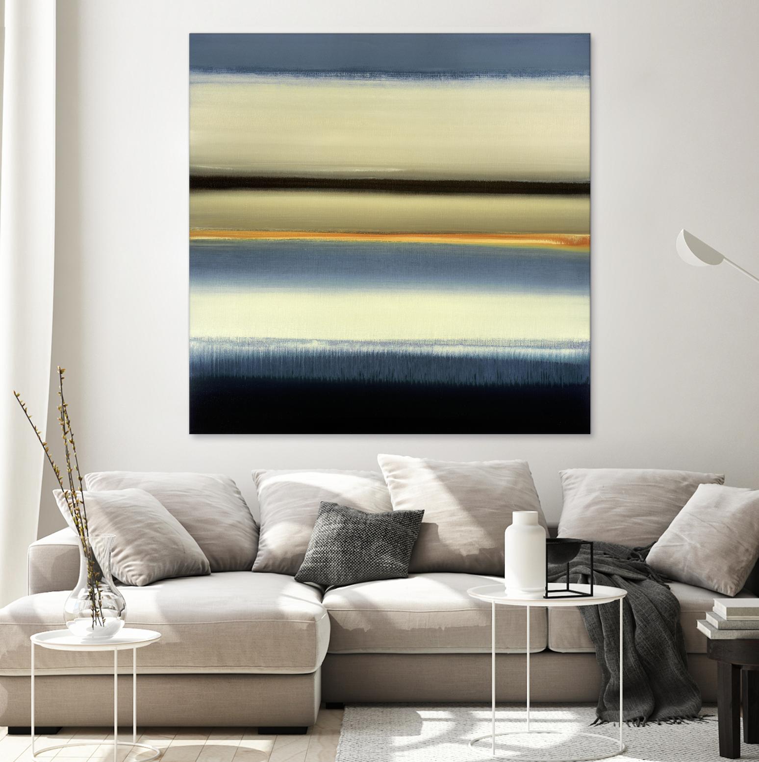 Remembering When by Lisa Ridgers on GIANT ART - beige abstract