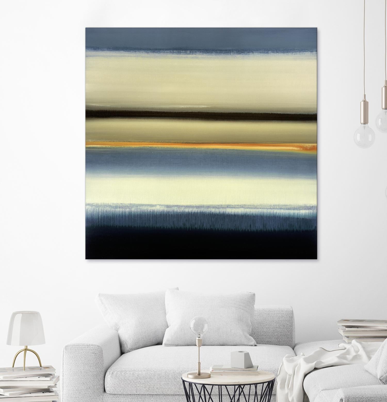 Remembering When by Lisa Ridgers on GIANT ART - beige abstract