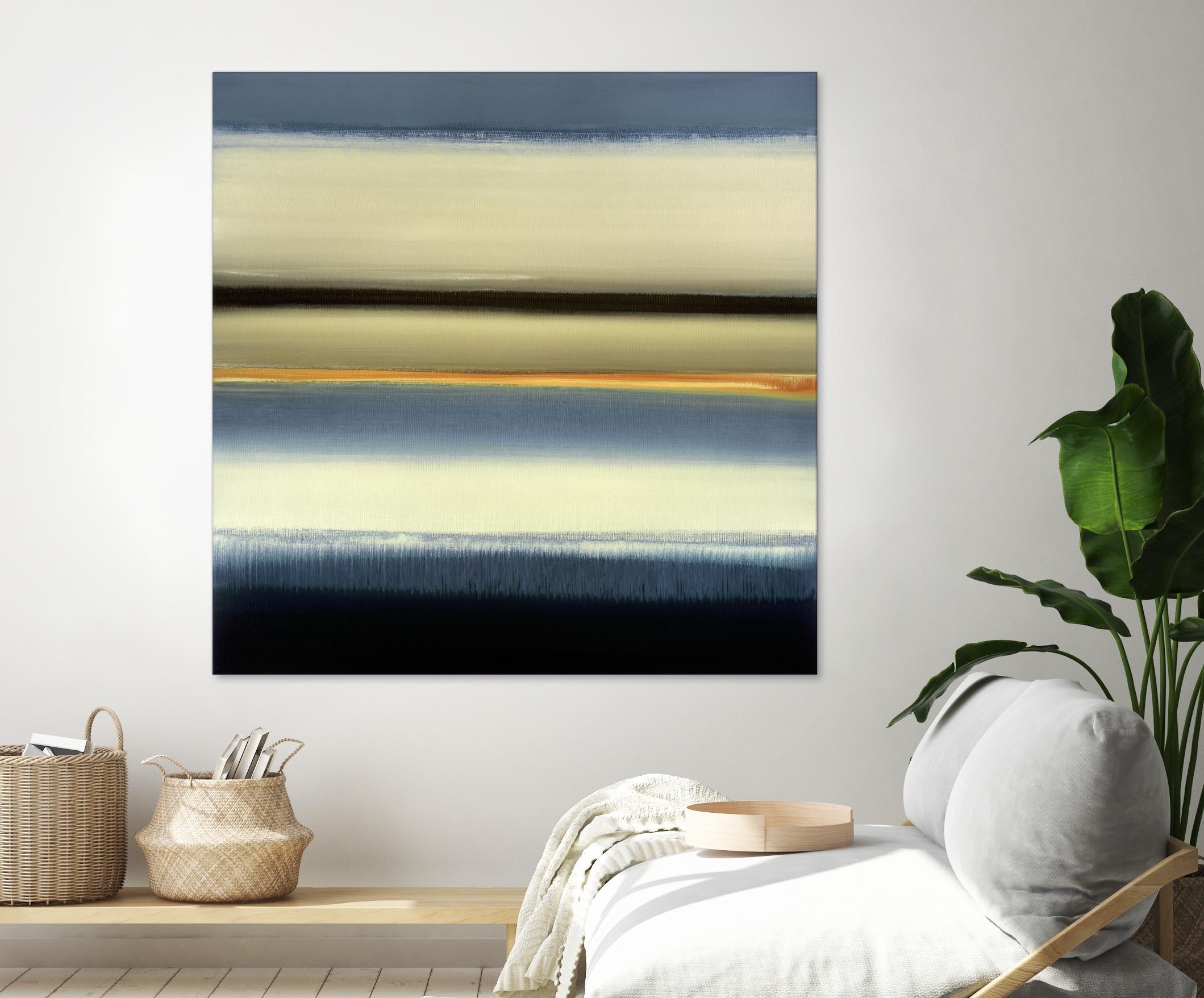 Remembering When by Lisa Ridgers on GIANT ART - beige abstract